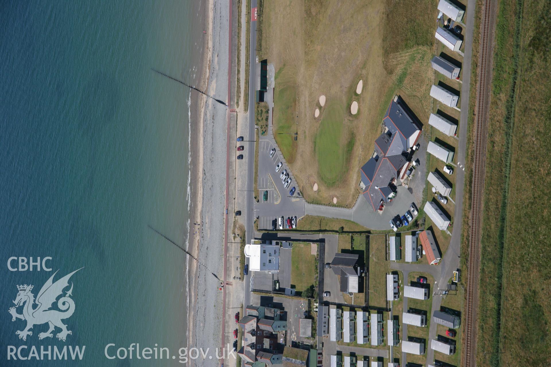 RCAHMW colour oblique aerial photograph of Brock Hill, Borth. Taken on 17 July 2006 by Toby Driver.