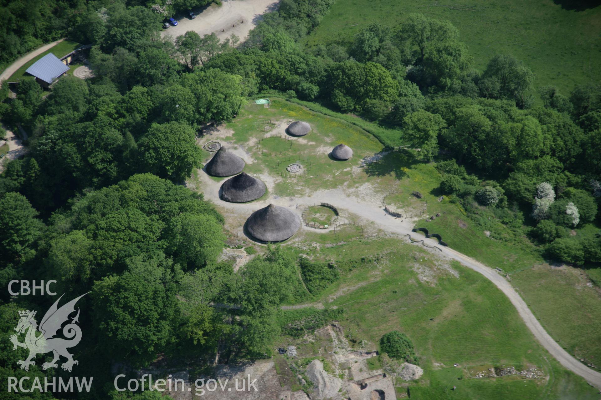 RCAHMW colour oblique aerial photograph of Castell Henllys. Taken on 08 June 2006 by Toby Driver.