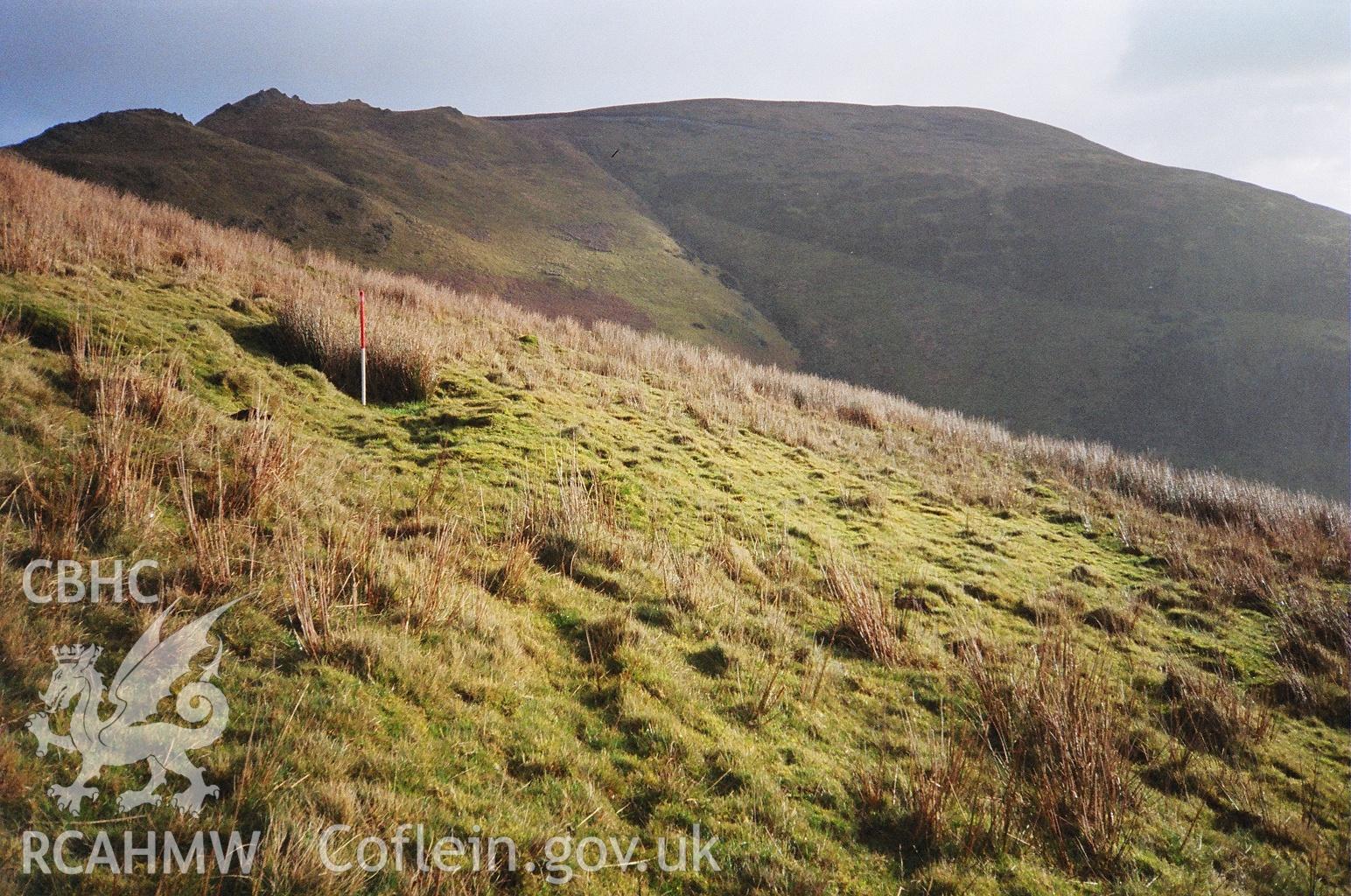 Digital colour photograph of an air crash site at Foel Wen South III taken on 10/01/2007 by M.J. Roseveare. during the Berwyn North East Upland Survey by Archaeophysica.