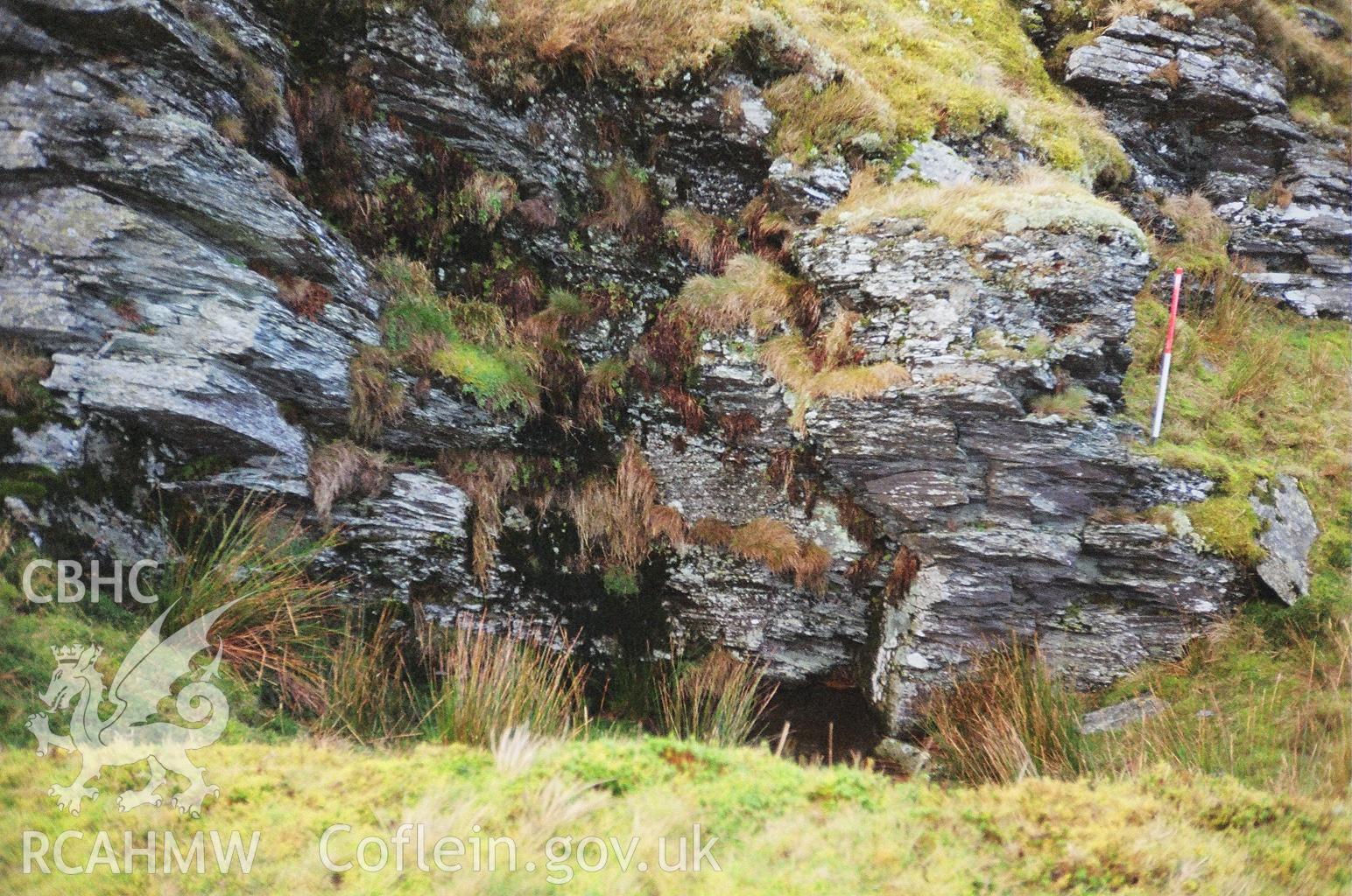 Digital colour photograph of Cwm Maen Gwynedd quarry II taken on 10/01/2007 by M.J. Roseveare. during the Berwyn North East Upland Survey by Archaeophysica.