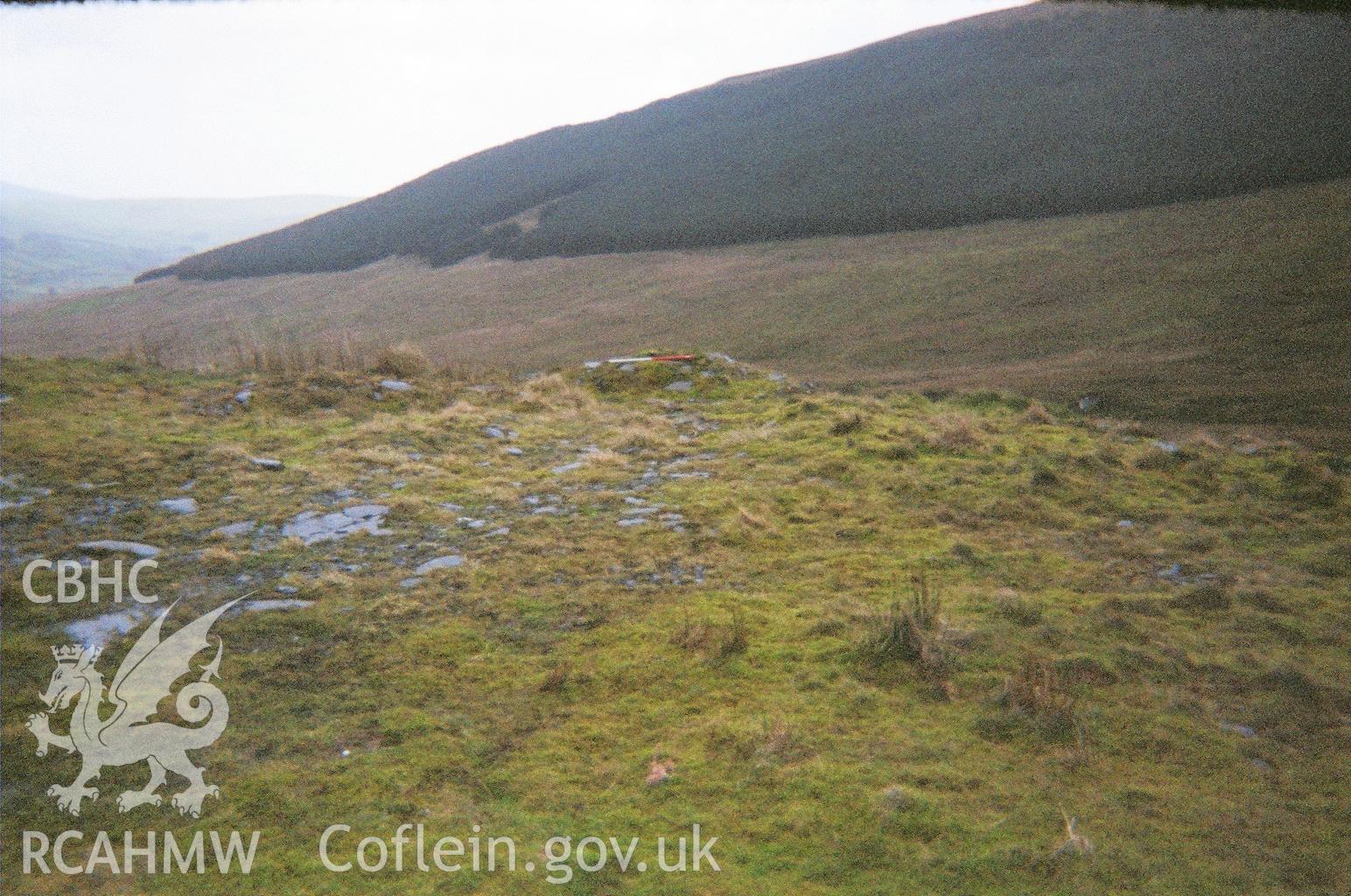 Digital colour photograph of Cwm Maen Gwynedd spoil tip I taken on 11/01/2007 by B. Britton during the Berwyn North East Upland Survey by Archaeophysica.