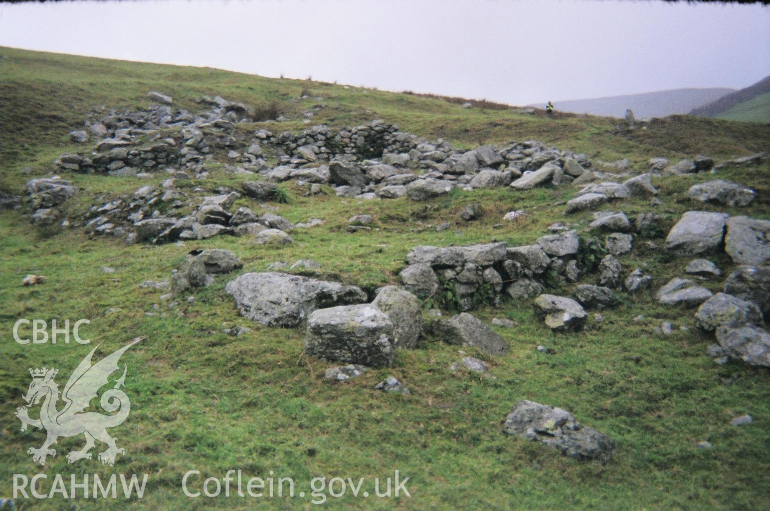 Digital colour photograph of Hafod-y-Maen platform V taken on 07/12/2006 by B. Britton during the Berwyn North East Upland Survey by Archaeophysica.