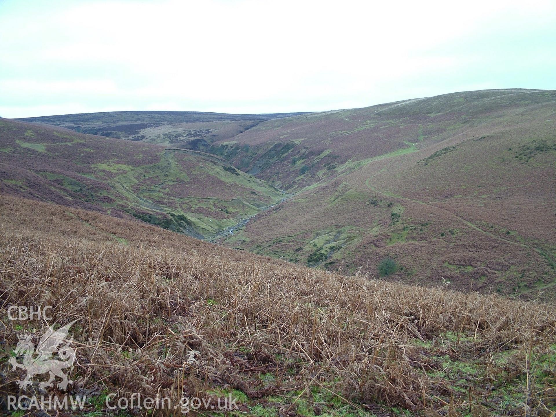 General view looking north to the upper reaches of the Lugg valley from SO 175735 taken on 18/11/2005 by R. Hankinson during an Upland Survey undertaken by the Clwyd-Powys Archaeological Trust.