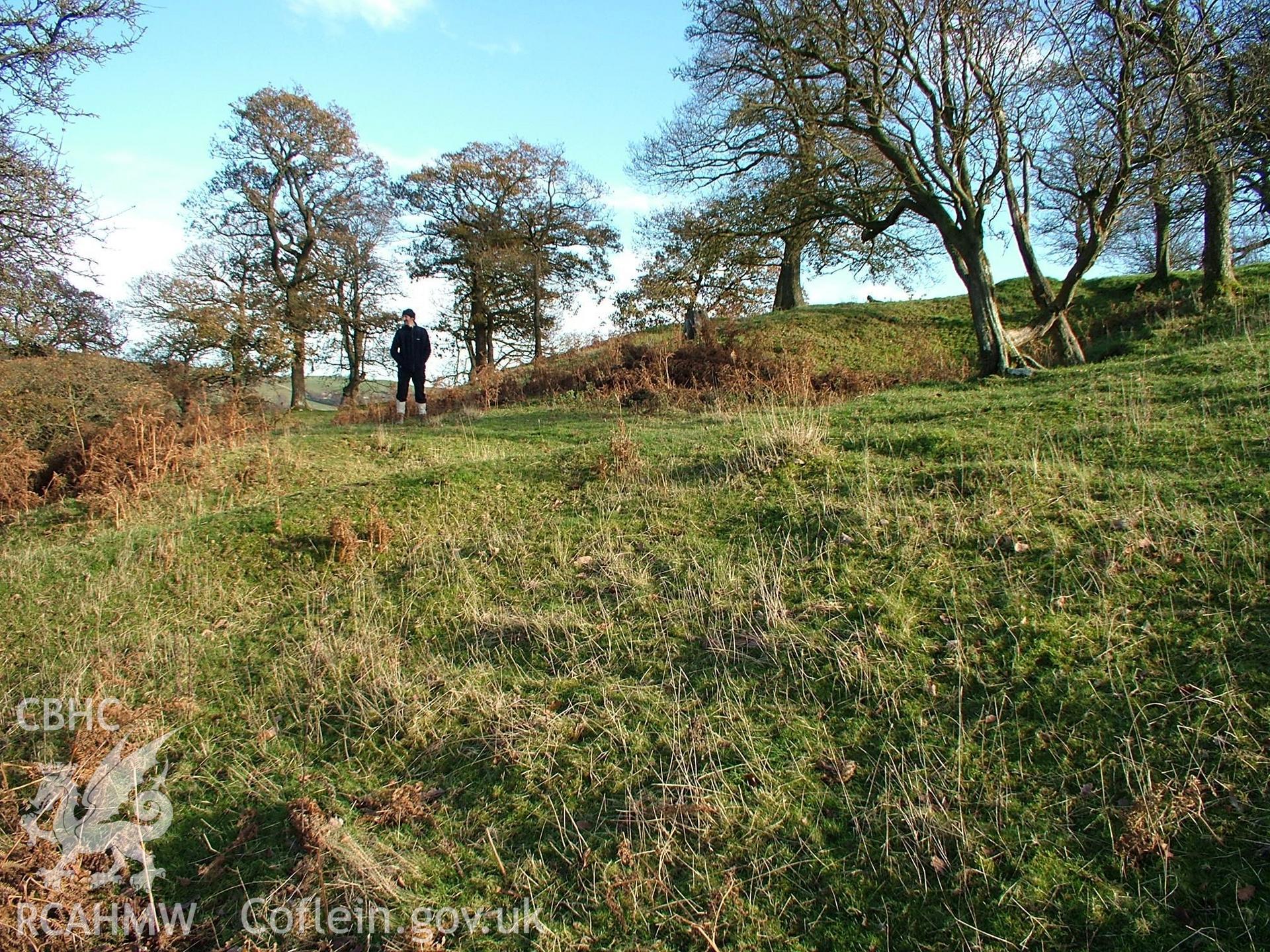 Photograph of Platform II at Troed Rhiw Fedwen taken on 16/11/2005 by R. Hankinson during an Upland Survey undertaken by the Clwyd-Powys Archaeological Trust.