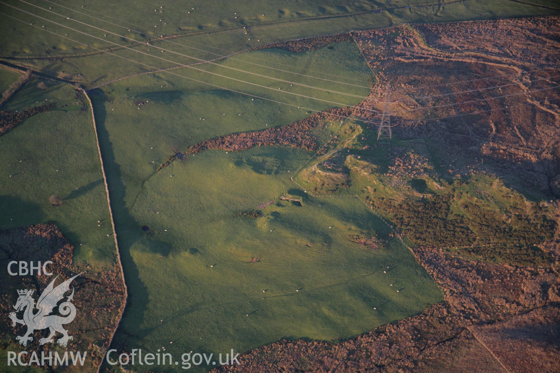 RCAHMW colour oblique aerial photograph of a building east of Dolbelydr (a suggested Roman Camp). Taken on 21 November 2005 by Toby Driver
