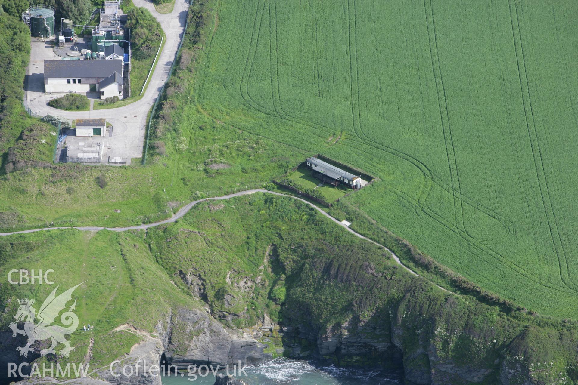 RCAHMW colour oblique photograph of Wendy - The Aberporth Express. Taken by Toby Driver on 13/06/2008.