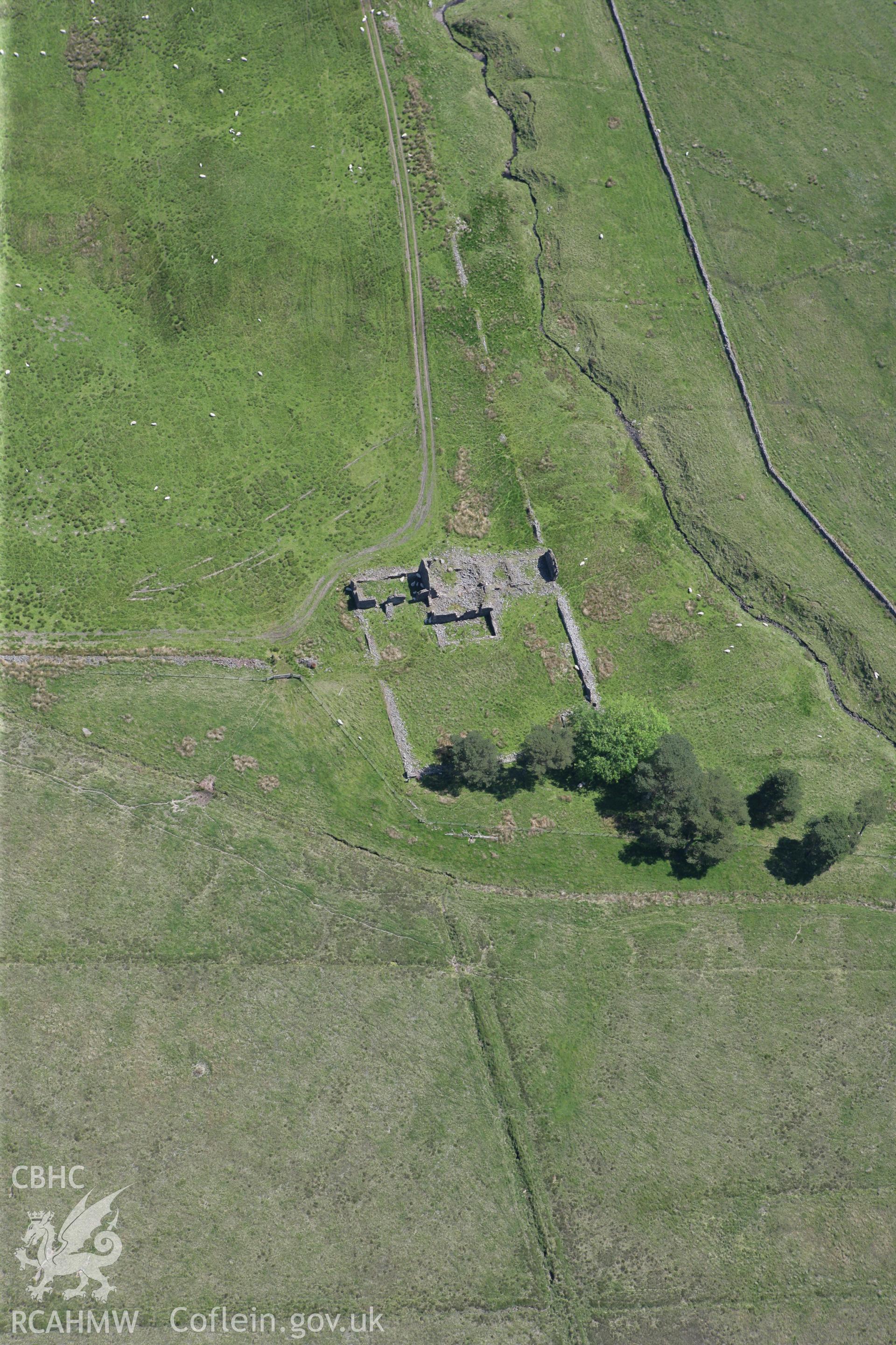 RCAHMW colour oblique photograph of Plas-y-Gors. Taken by Toby Driver on 09/06/2008.