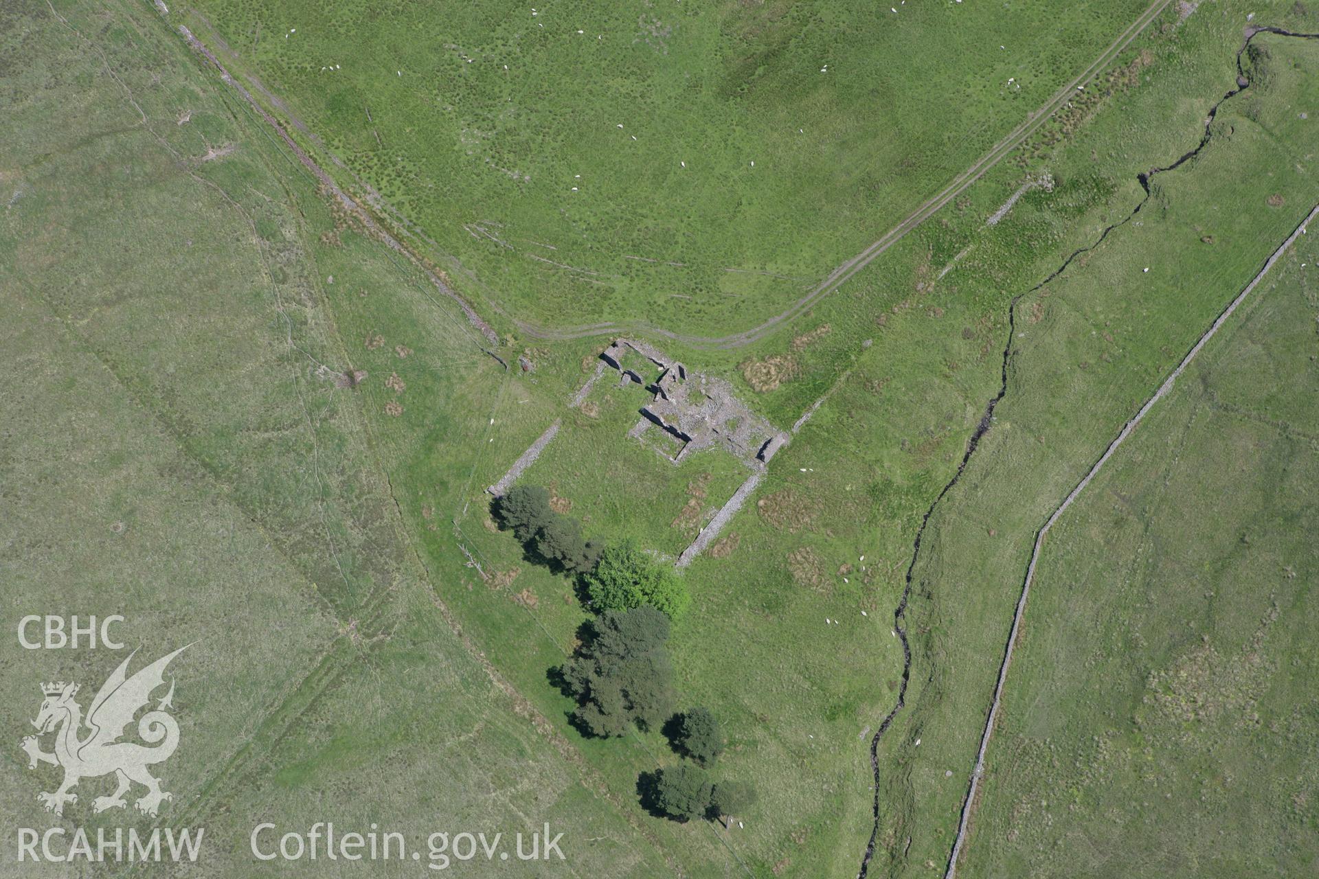 RCAHMW colour oblique photograph of Plas-y-Gors. Taken by Toby Driver on 09/06/2008.