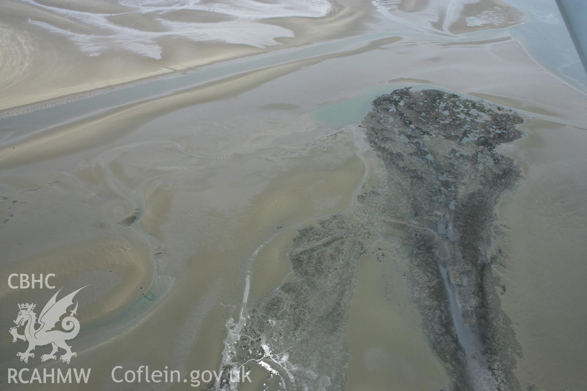RCAHMW colour oblique photograph of Unnamed wreck, Salmon Scar. Taken by Toby Driver on 20/06/2008.