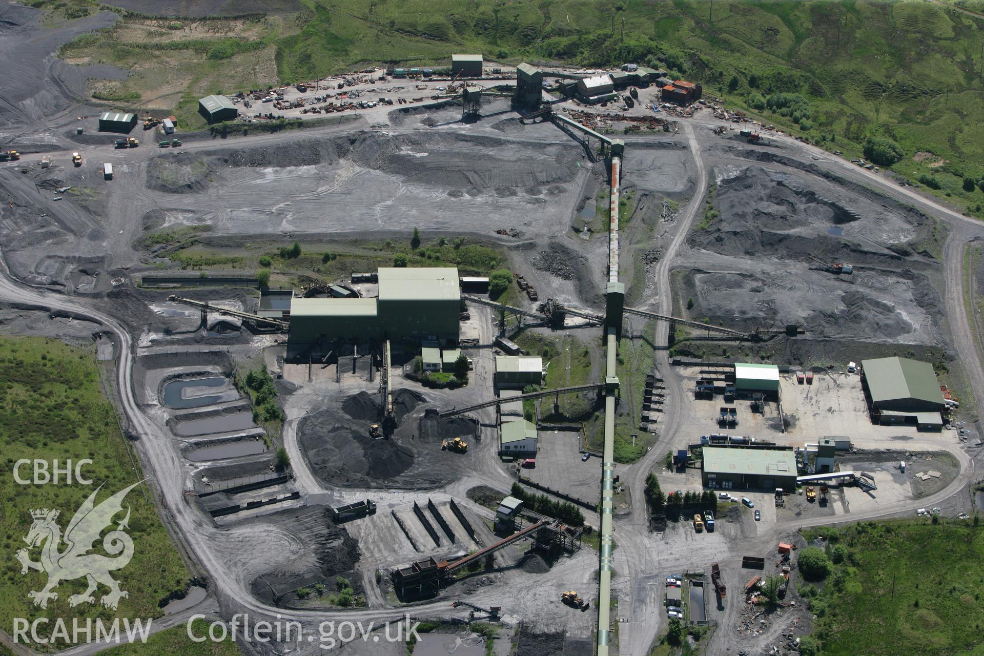 RCAHMW colour oblique photograph of Tower Drift Mine, part of Tower Colliery. Taken by Toby Driver on 09/06/2008.