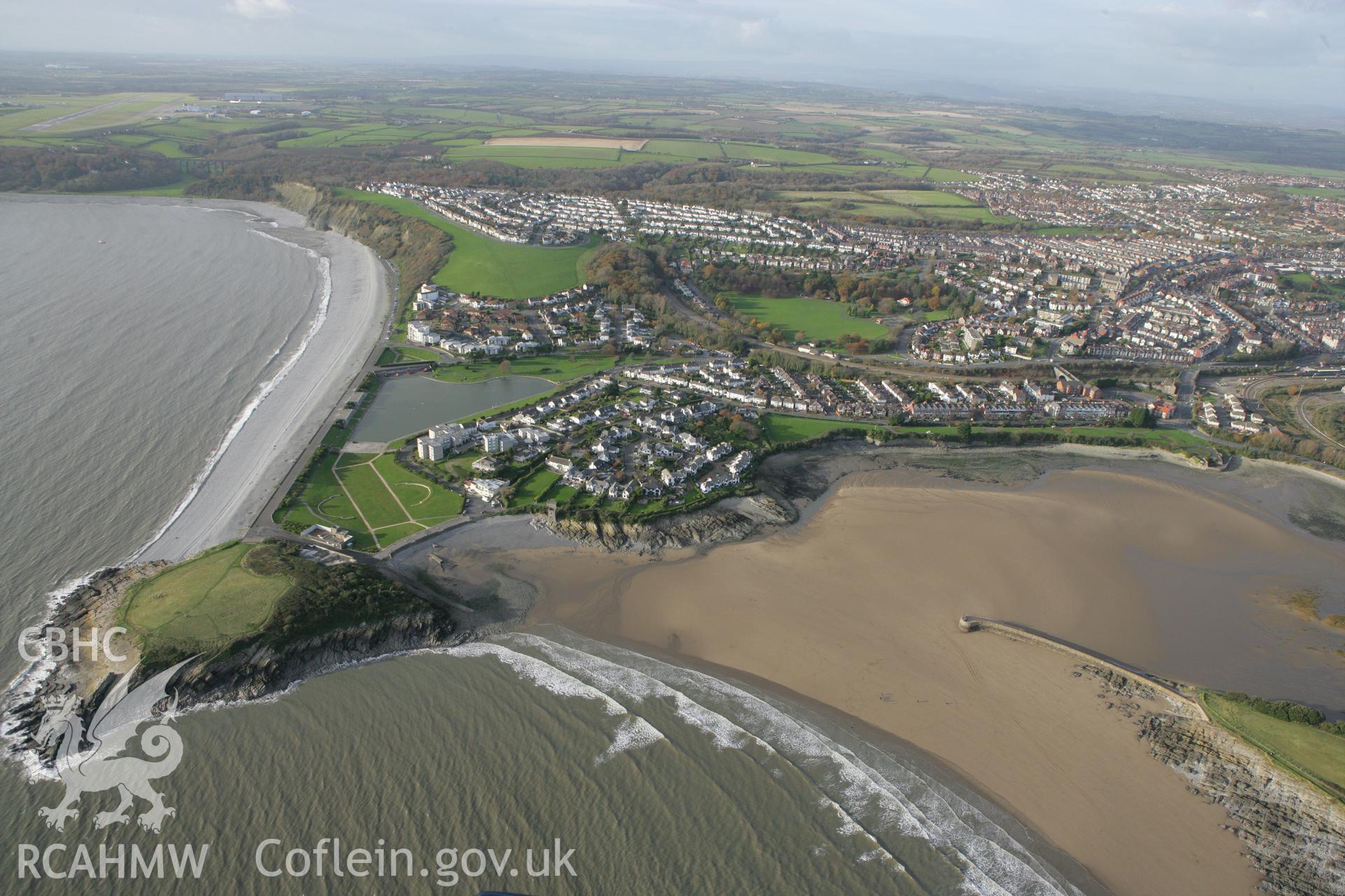 RCAHMW colour oblique photograph of The Knap, from the east. Taken by Toby Driver on 12/11/2008.