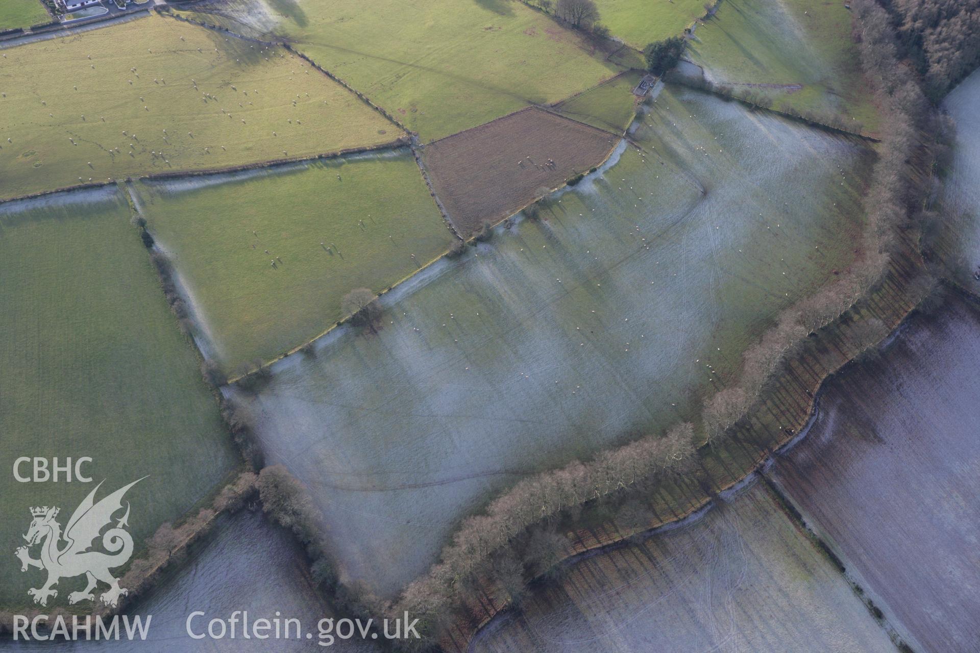 RCAHMW colour oblique photograph of to locate. Taken by Toby Driver on 15/12/2008.