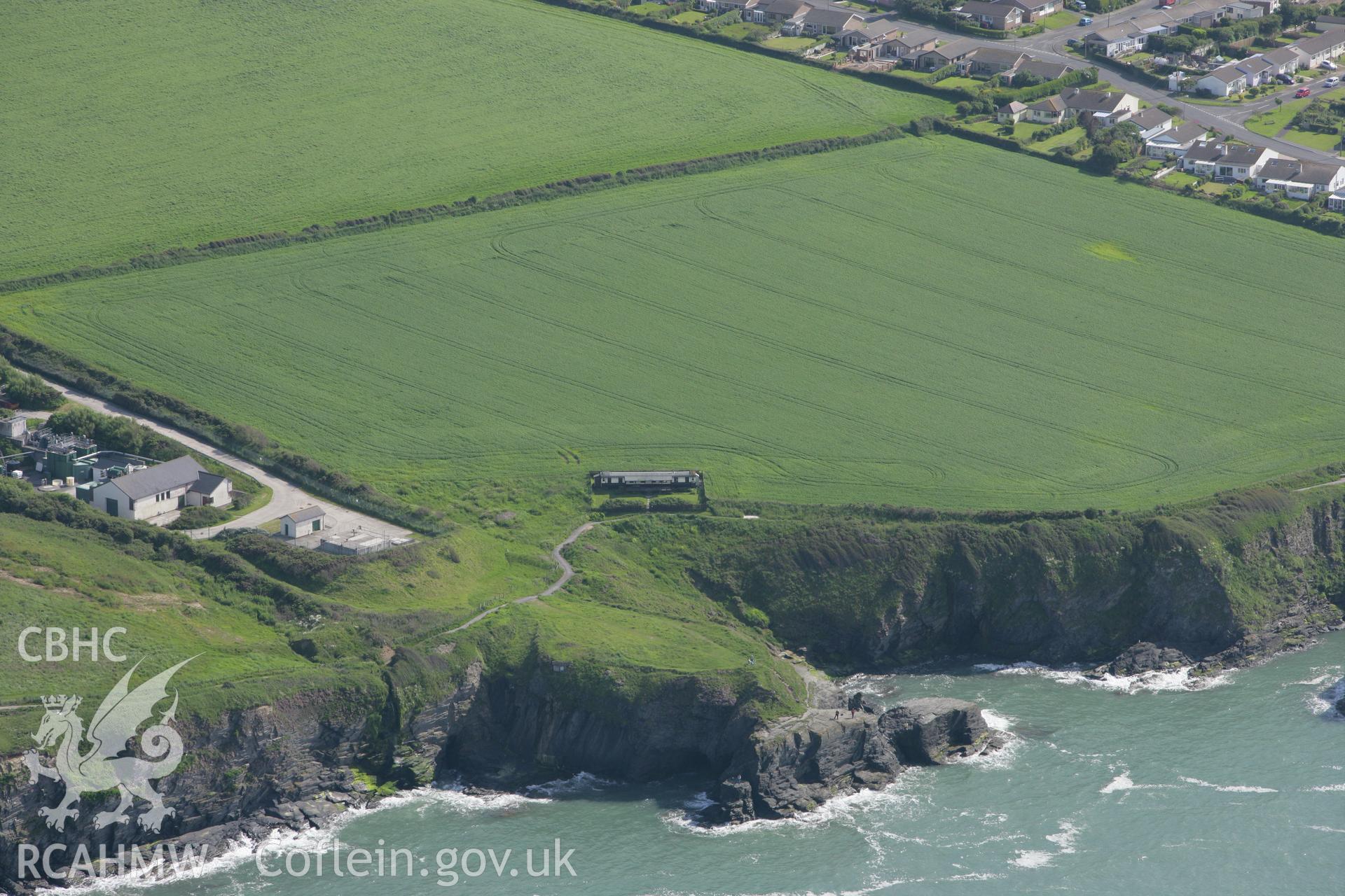 RCAHMW colour oblique photograph of Wendy - The Aberporth Express. Taken by Toby Driver on 13/06/2008.