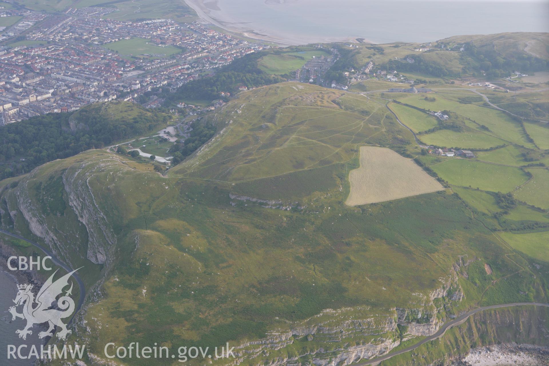 RCAHMW colour oblique photograph of Great Orme, view from the north. Taken by Toby Driver on 24/07/2008.