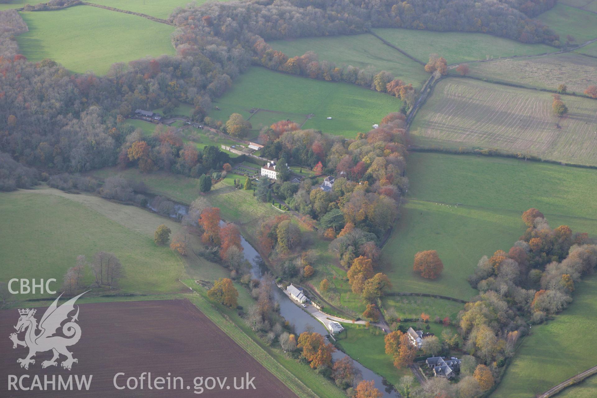 RCAHMW colour oblique photograph of The Dairy, Michaelston le Pit. Taken by Toby Driver on 12/11/2008.