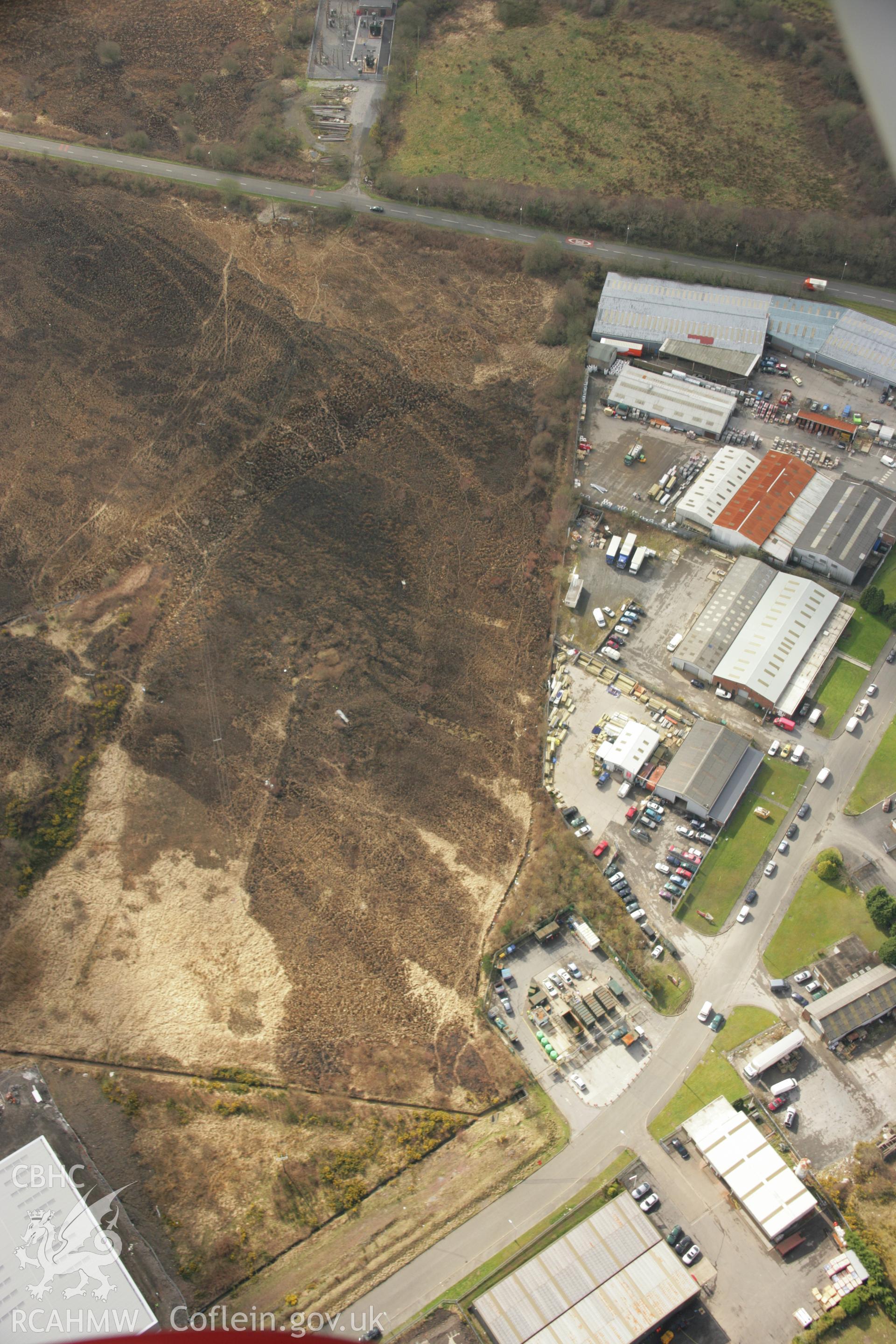 RCAHMW colour oblique aerial photograph of Carn Goch. Taken on 16 March 2007 by Toby Driver