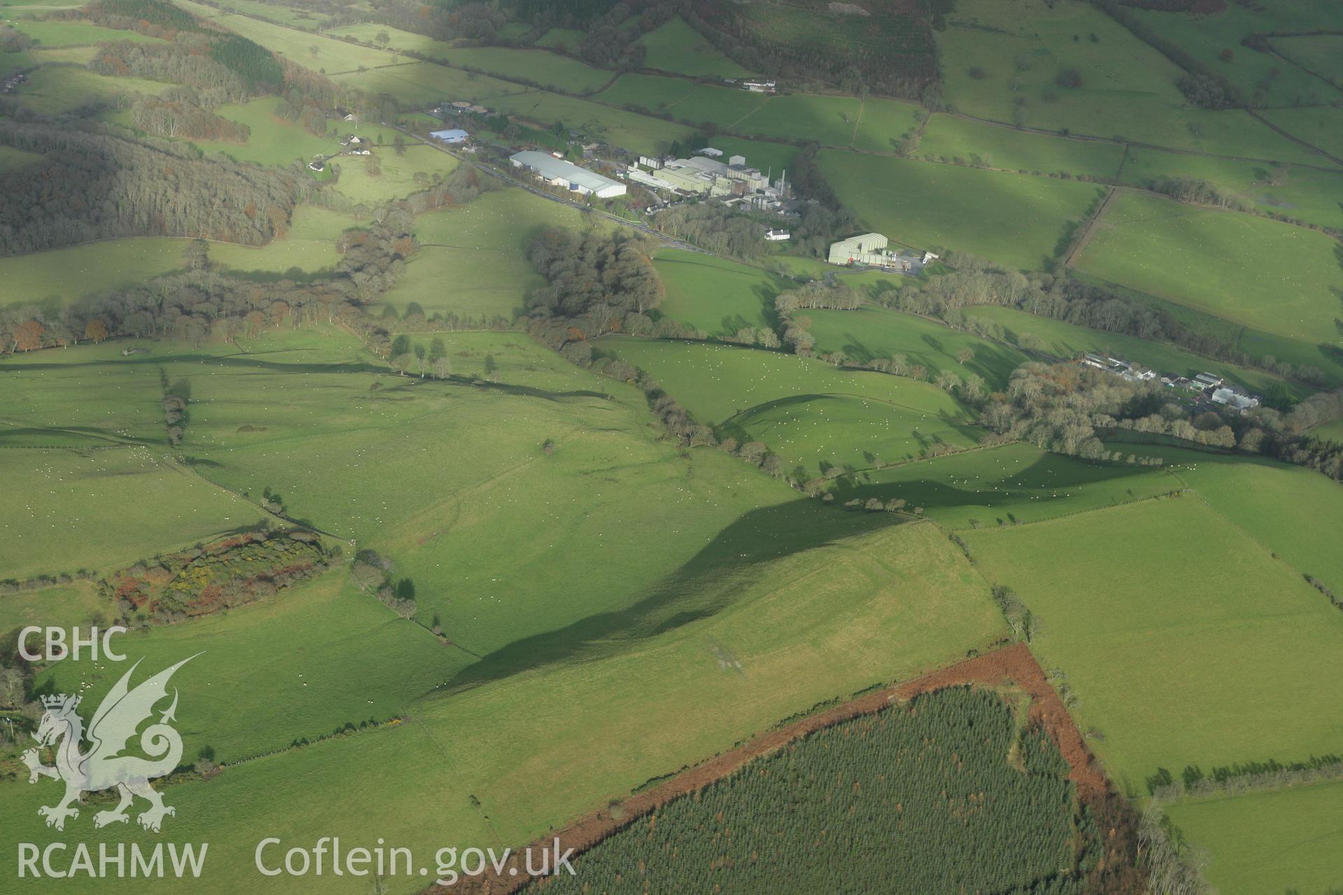 RCAHMW colour oblique photograph of Pen y Gaer hillfort. Taken by Toby Driver on 29/11/2007.