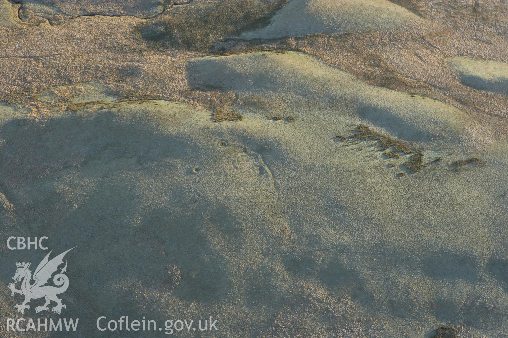 RCAHMW colour oblique photograph of Esgair Wen, a deserted rural settlement. Taken by Toby Driver on 20/12/2007.
