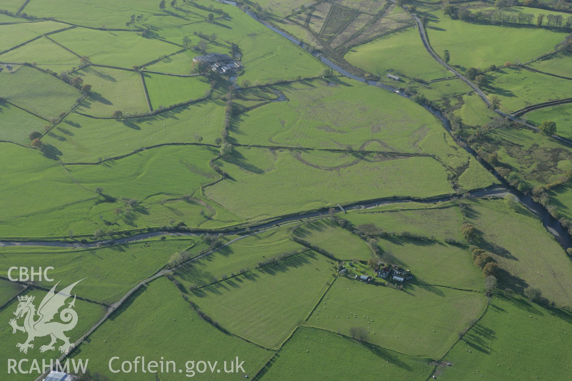 RCAHMW colour oblique photograph of Landscape near Dol fach, looking west. Taken by Toby Driver on 30/10/2007.