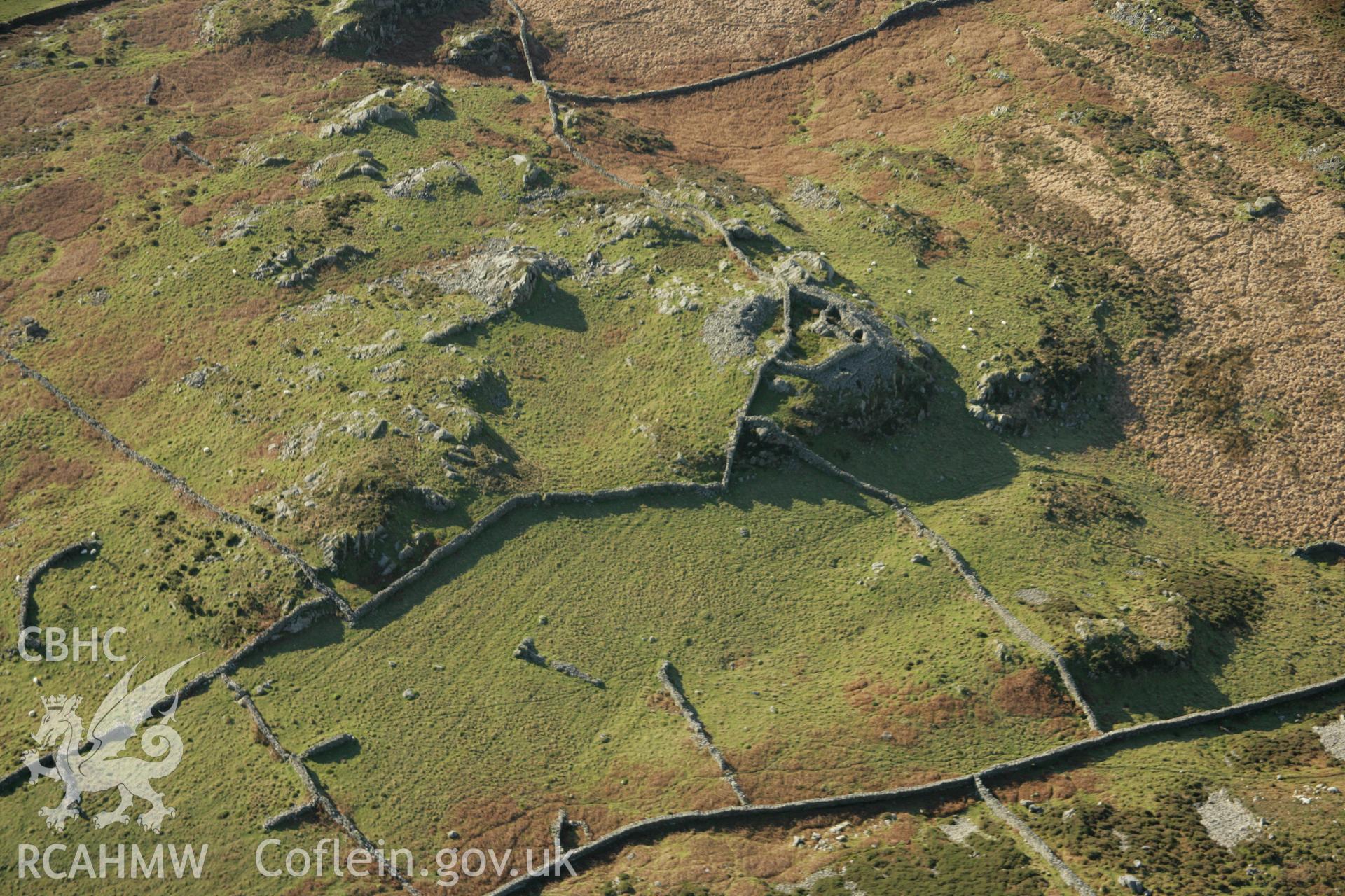 RCAHMW colour oblique aerial photograph of Castell Caerau. Taken on 25 January 2007 by Toby Driver