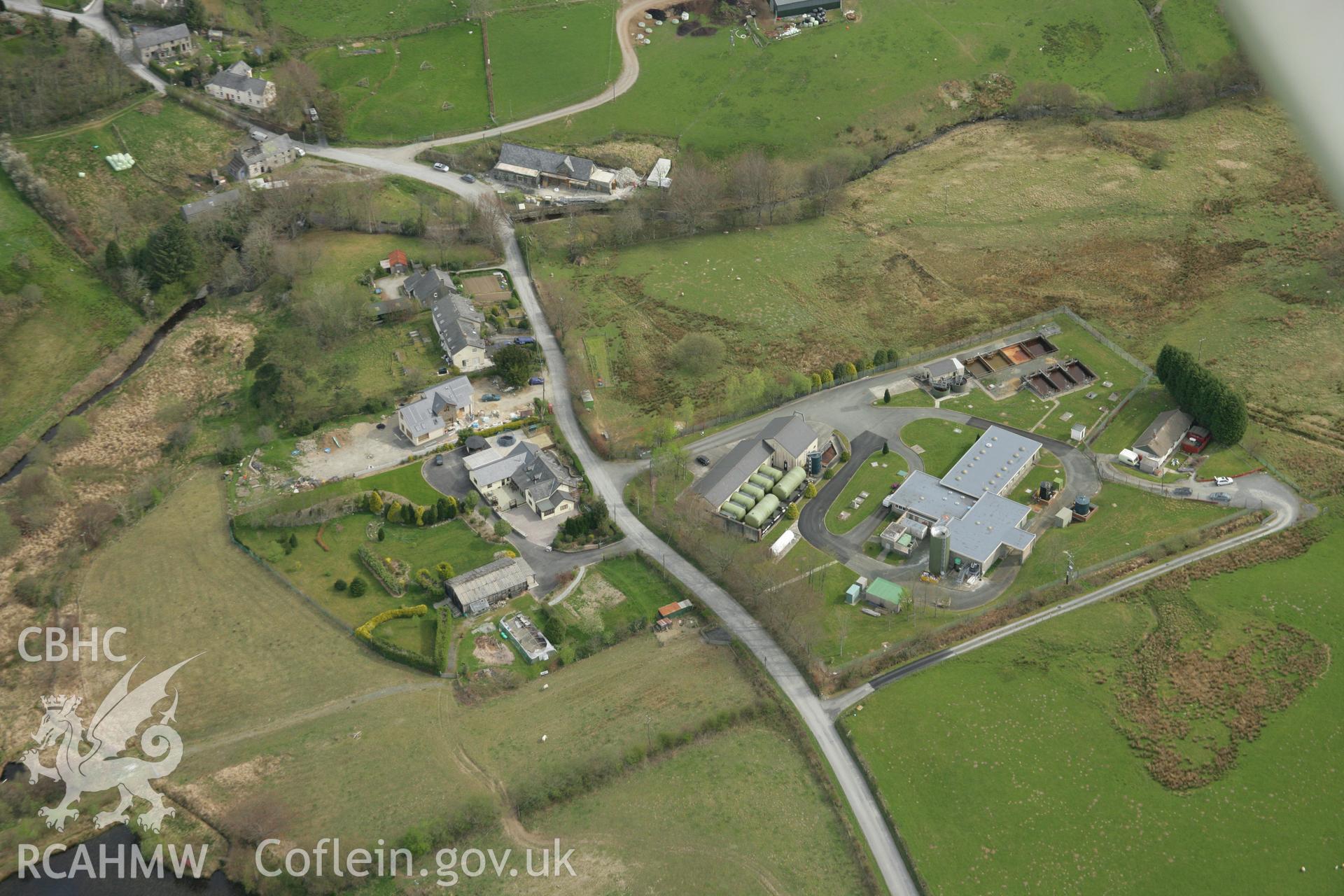 RCAHMW colour oblique aerial photograph of Bontgoch. Taken on 17 April 2007 by Toby Driver