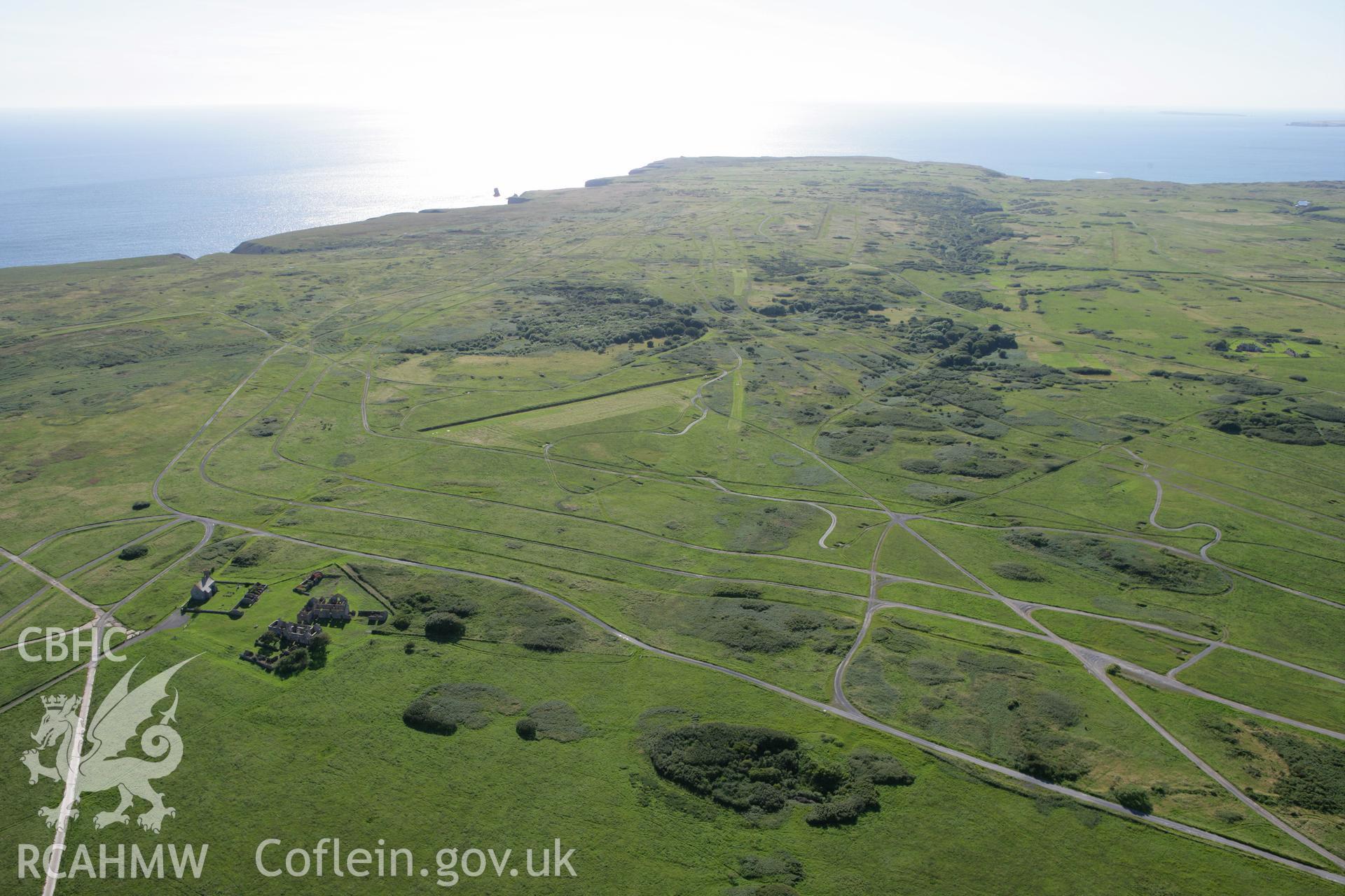 RCAHMW colour oblique photograph of Castlemartin Training Area. Taken by Toby Driver on 30/07/2007.