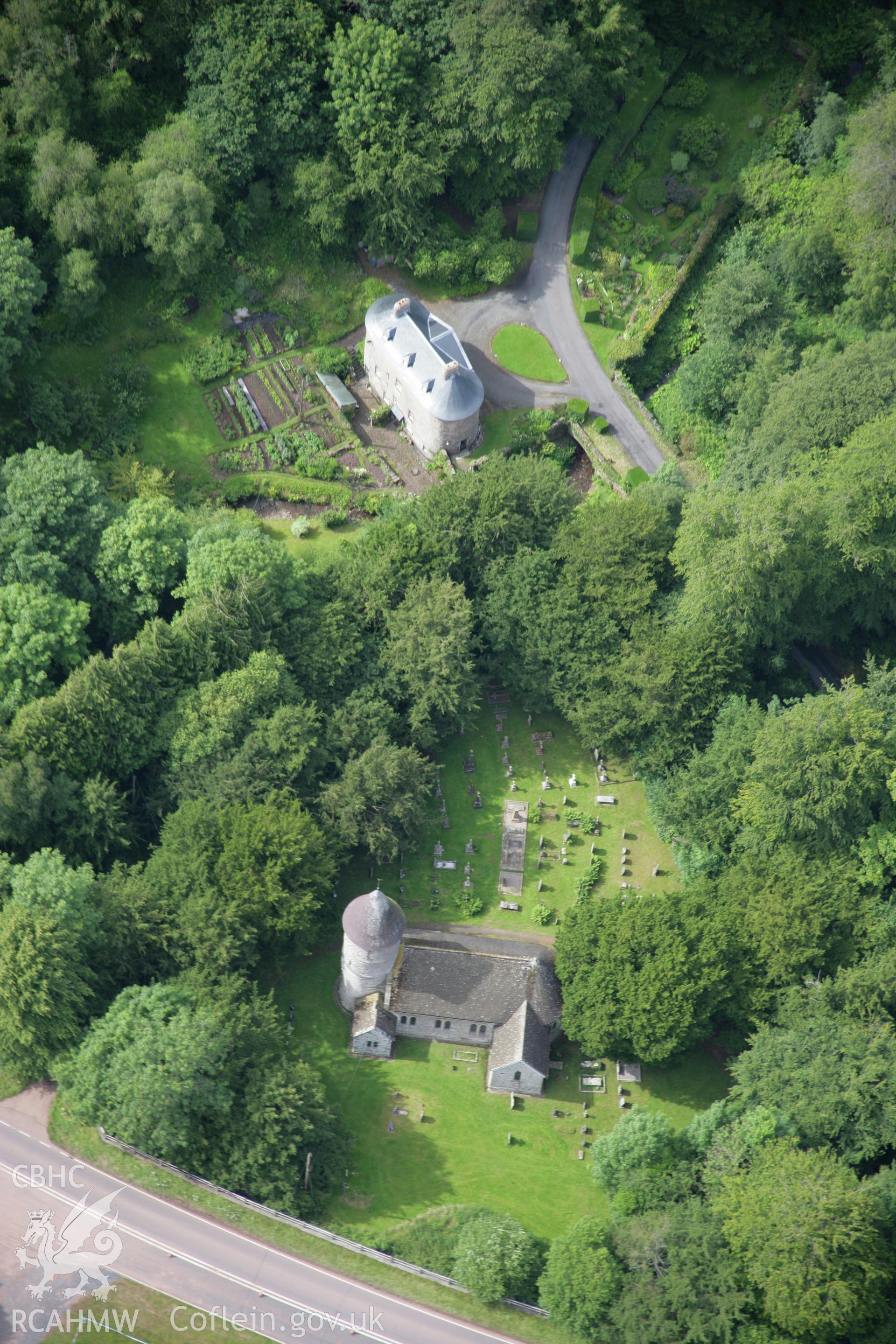 RCAHMW colour oblique aerial photograph of Capel Bettws, Penpont. Taken on 09 July 2007 by Toby Driver