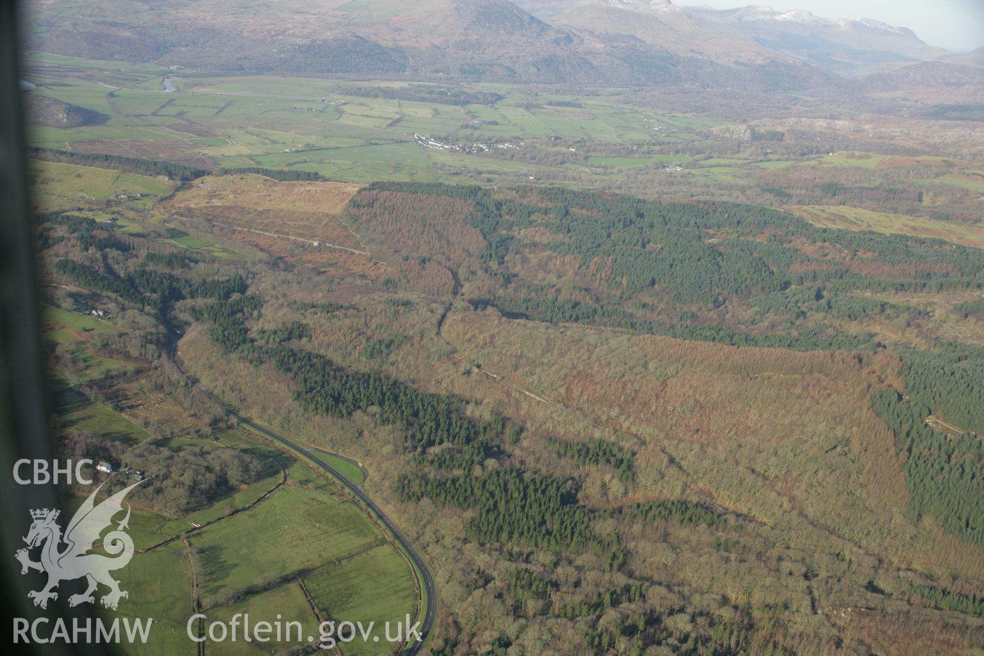 RCAHMW colour oblique aerial photograph of Plas Tan-y-Bwlch. A landscape view. Taken on 25 January 2007 by Toby Driver