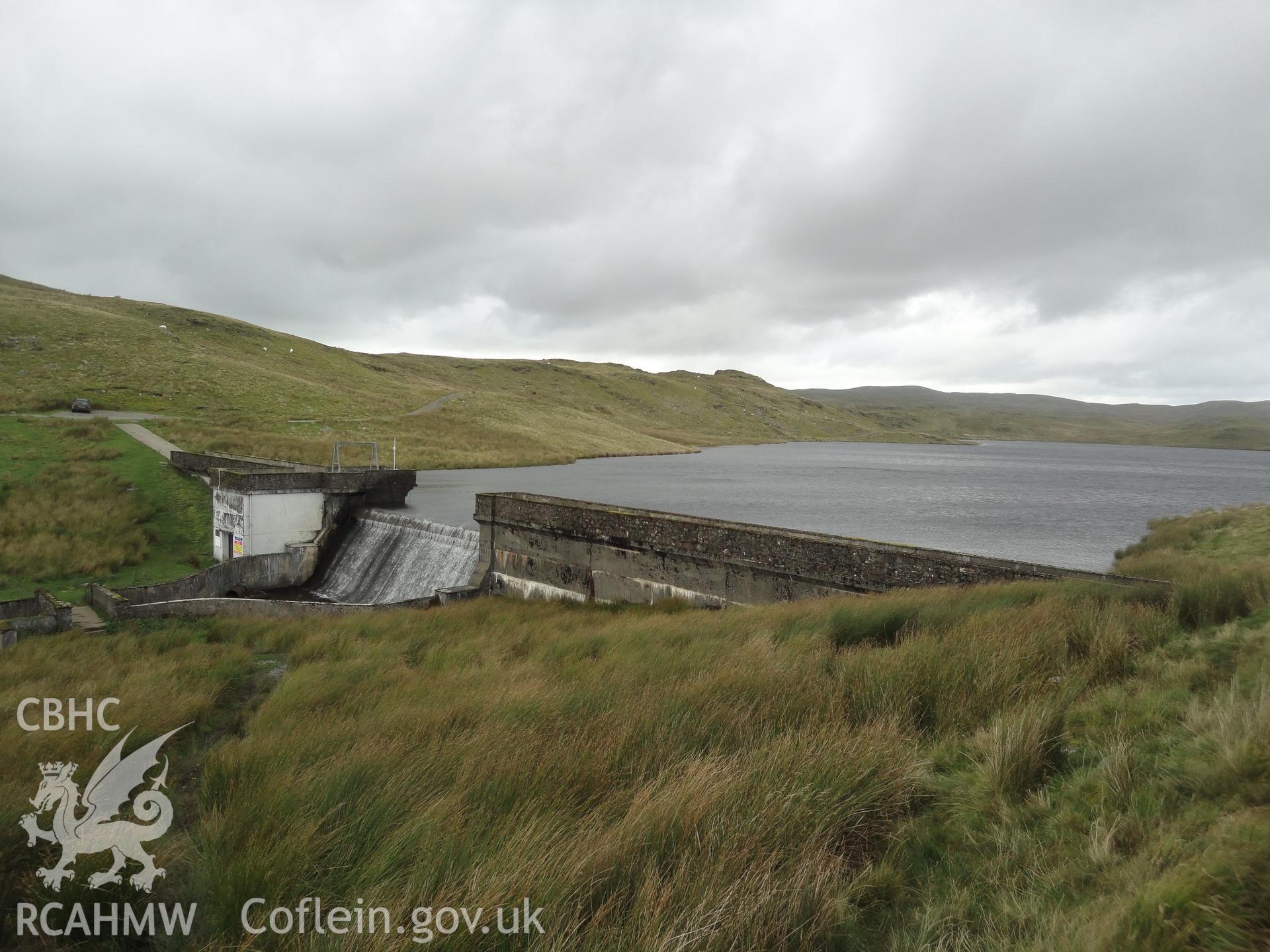 Dam, looking northwest