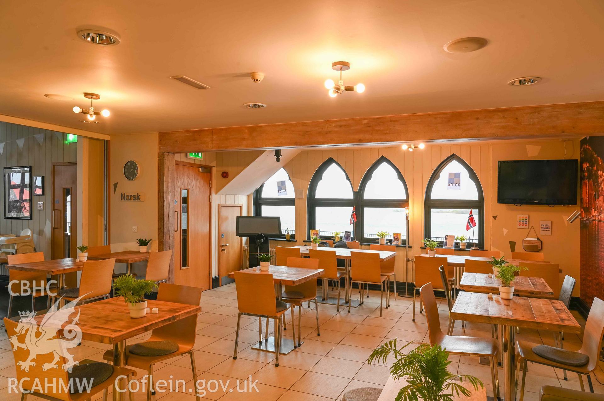 Norwegian Church - View of the café, taken from North