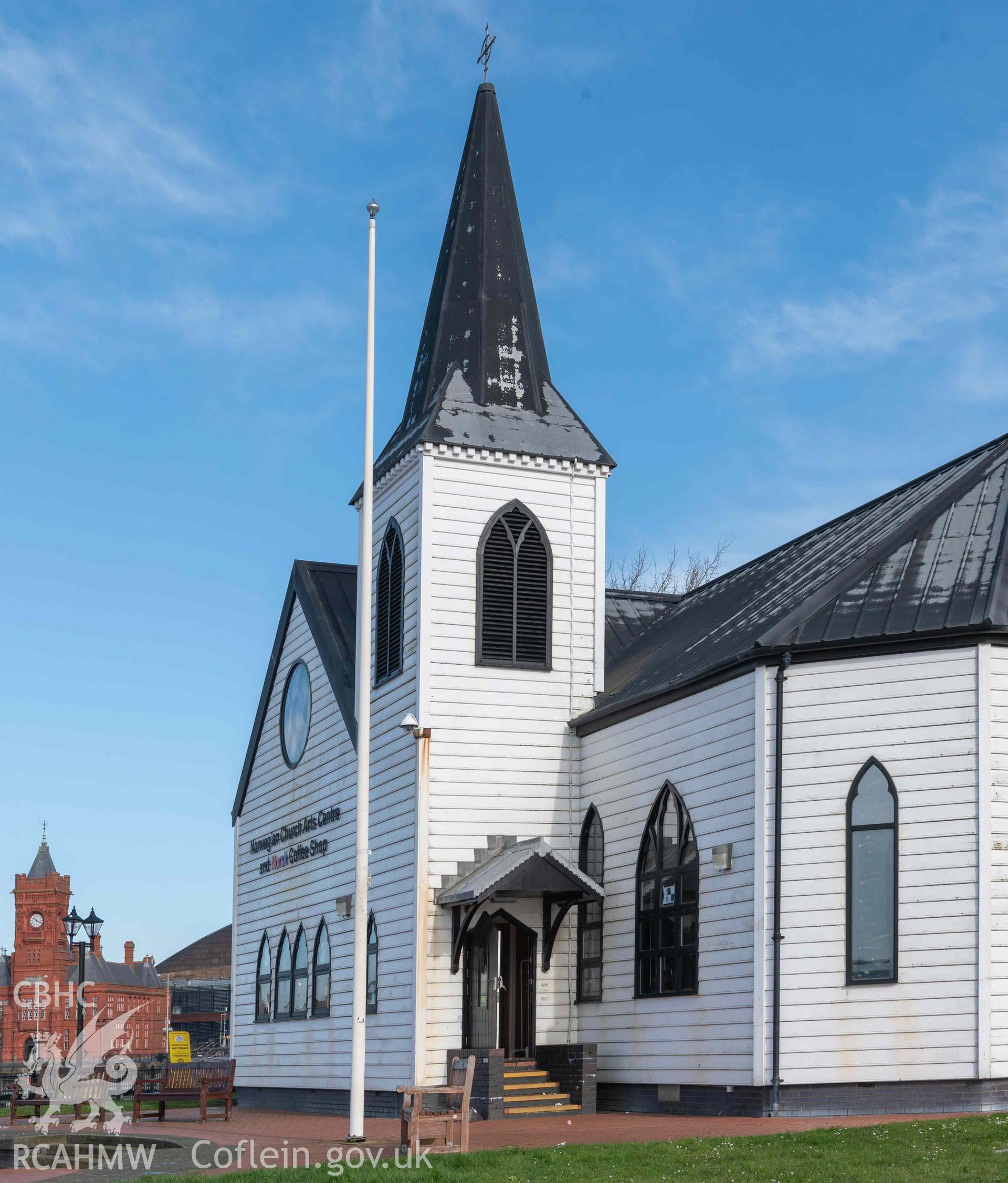 Norwegian Church - View of the side of the church, taken from South