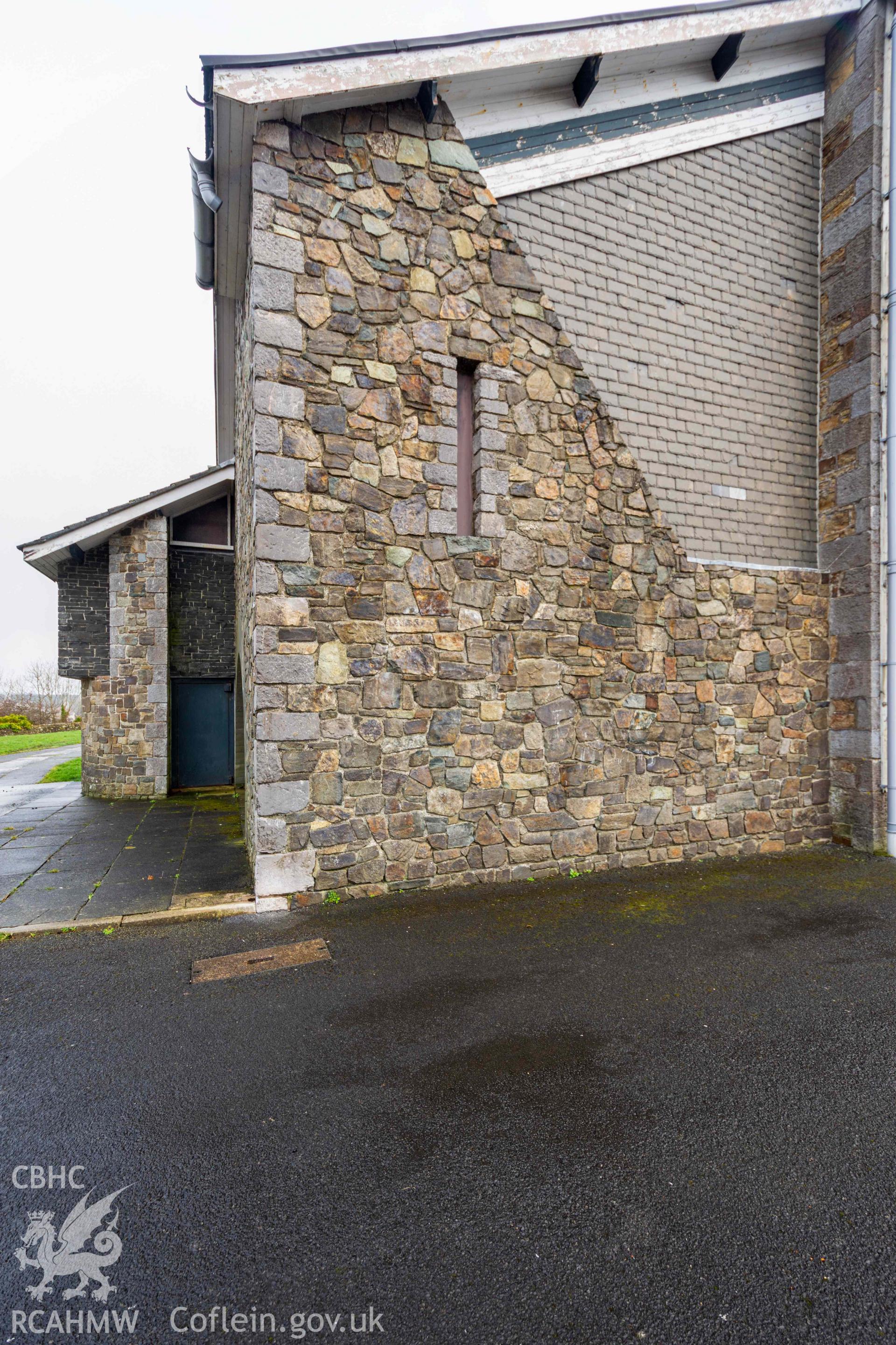 Gaol (Former) - View of a portion of the front and side of the building, taken from West