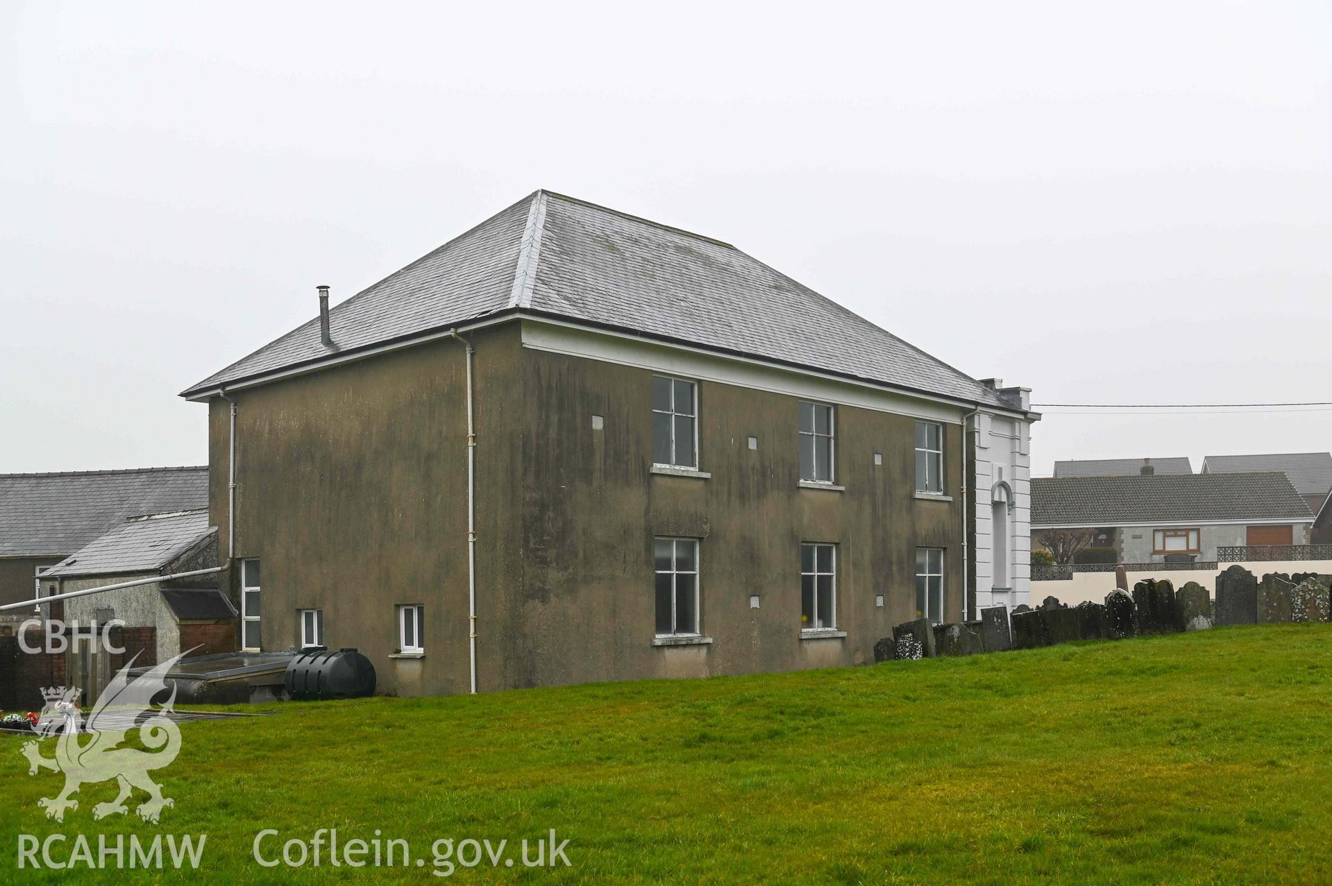 Bethlehem Welsh Independent Chapel - View of the chapel from within the cemetery, taken from South-West