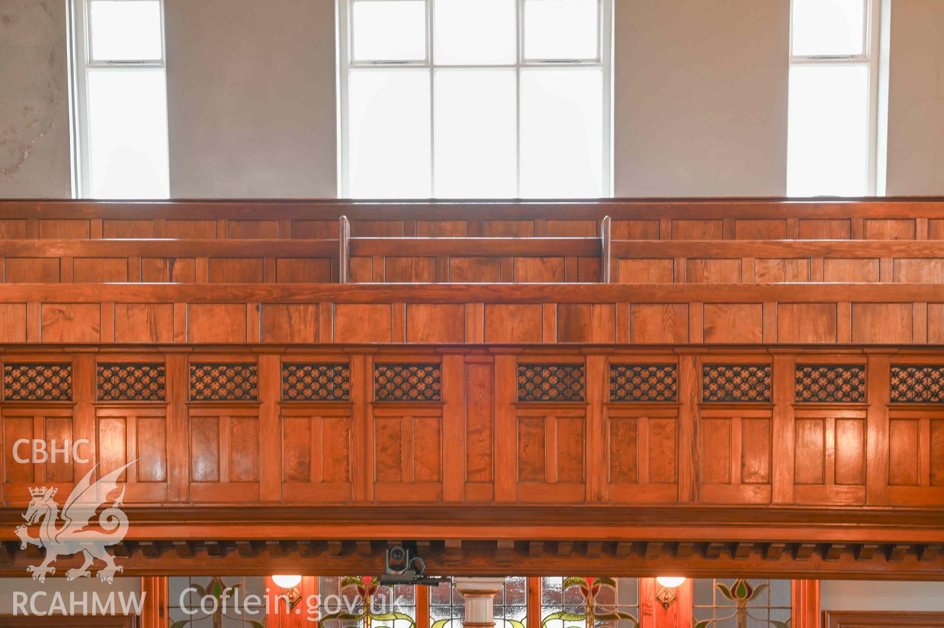 Bethlehem Welsh Independent Chapel - Detailed view of the second storey, looking East