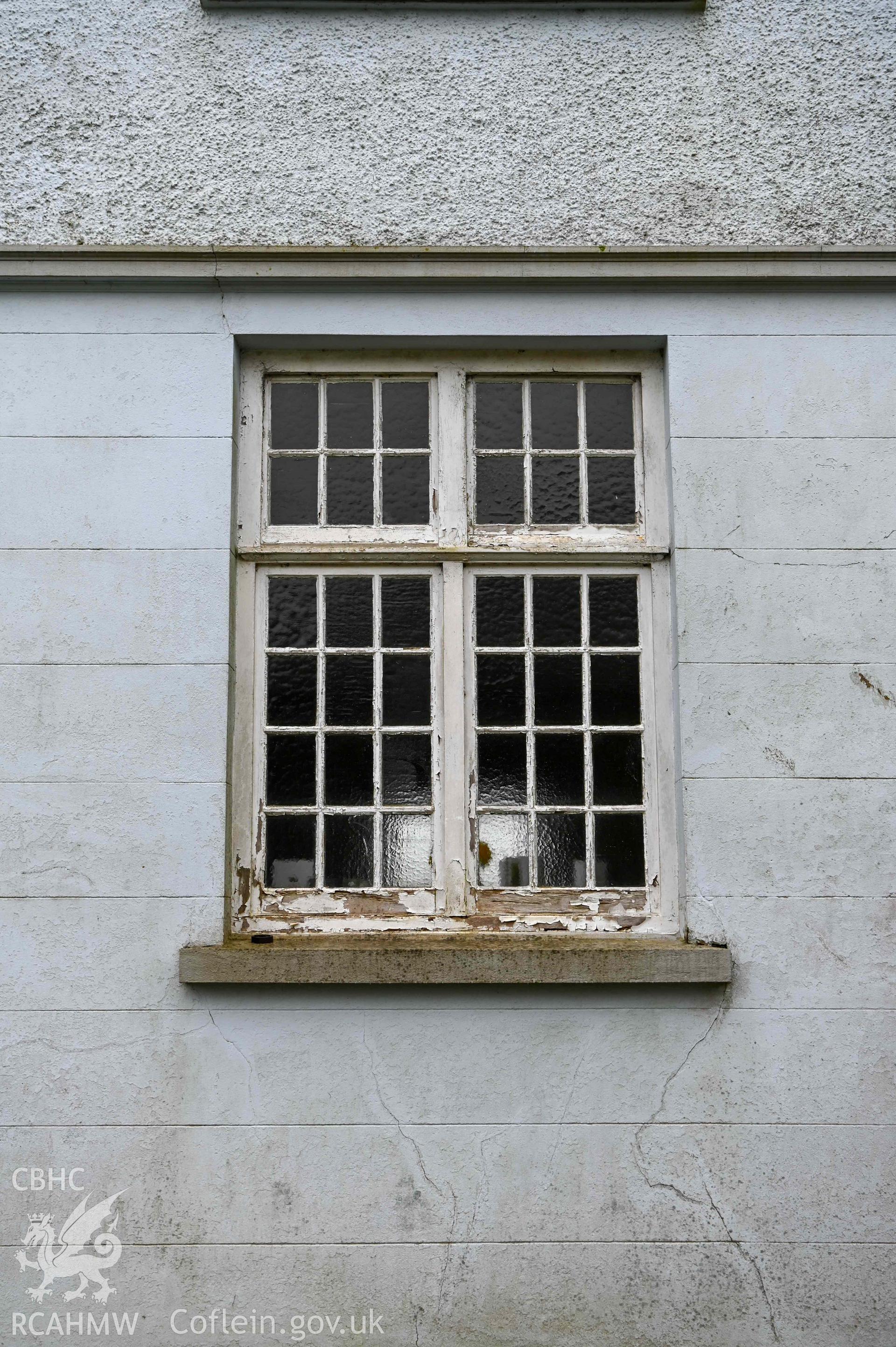 Bethlehem Welsh Independent Chapel - Detailed view of a window on the side of the chapel, taken from North