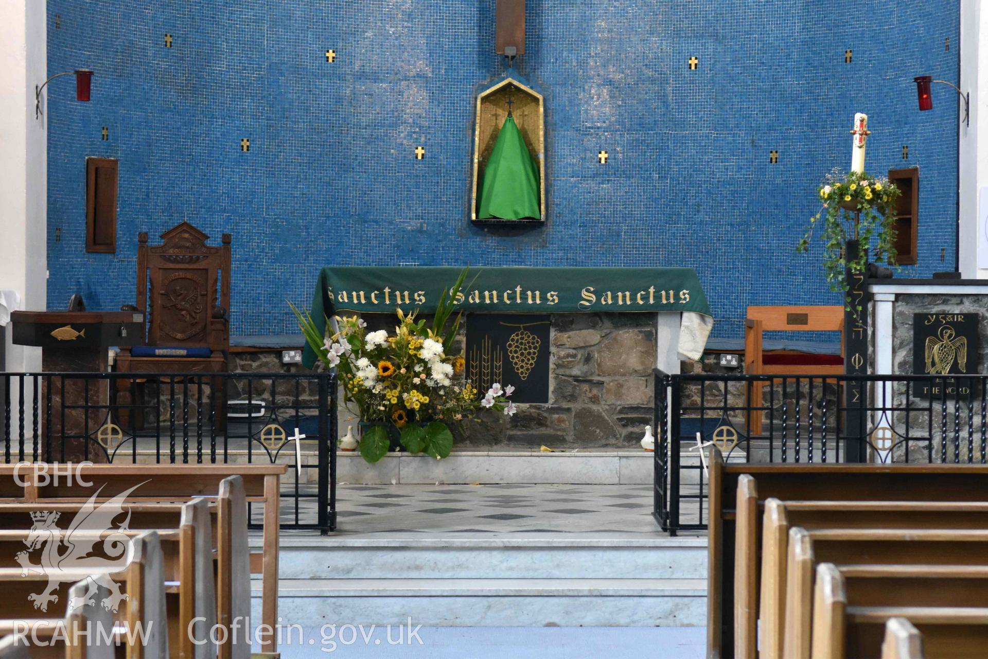 Catholic Church of The Most Holy Redeemer, interior detail of altar