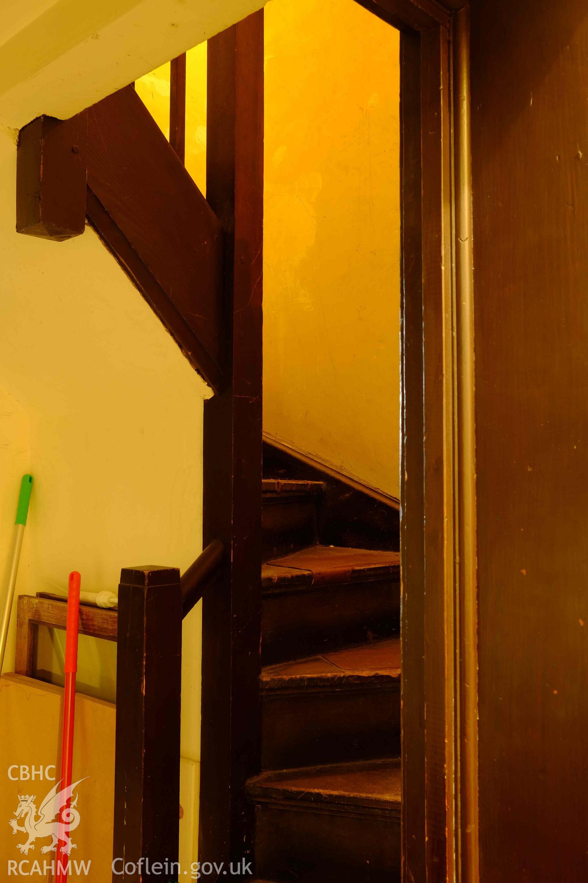 ceiling light in rear wing corridor (1938)