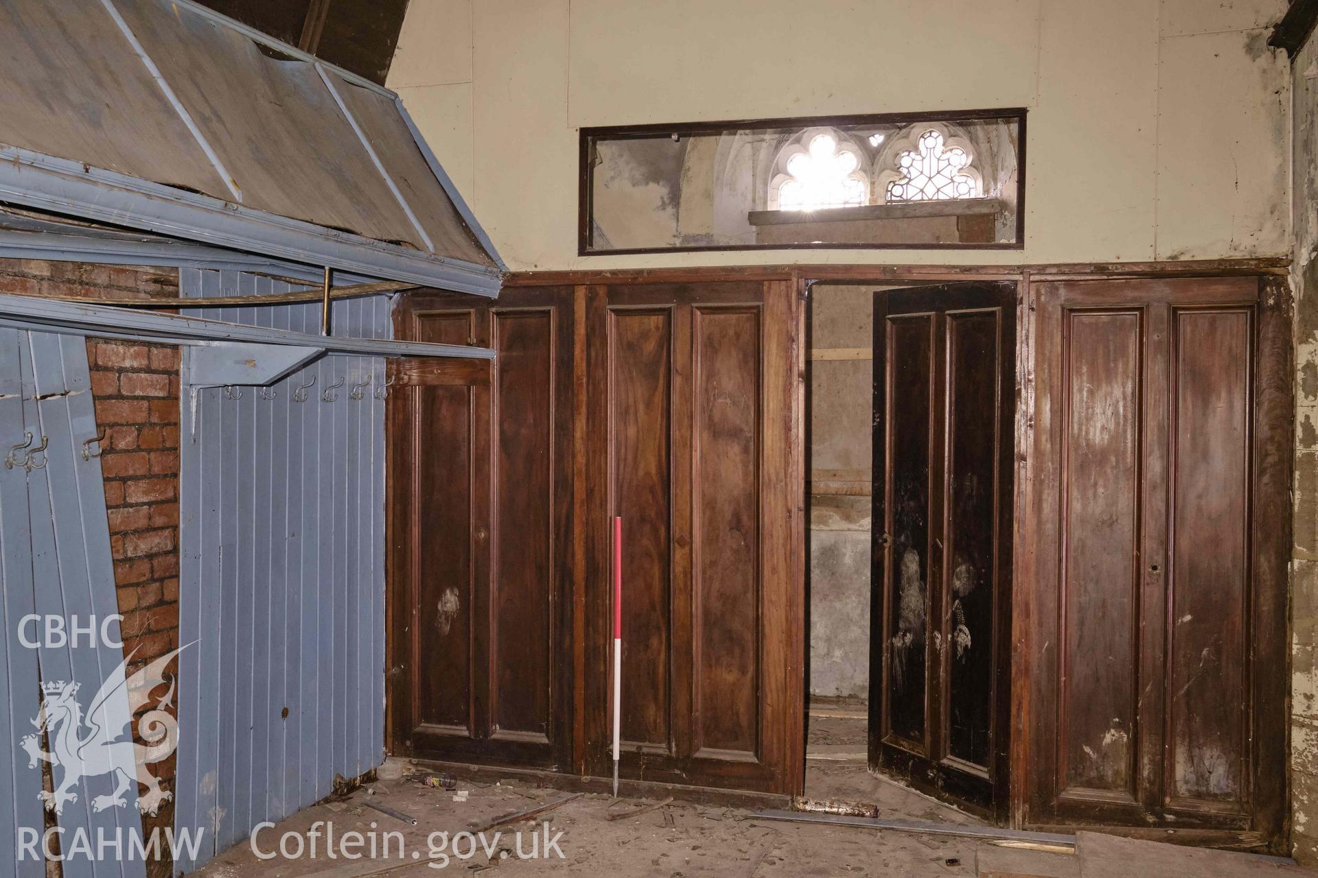 vestry looking W