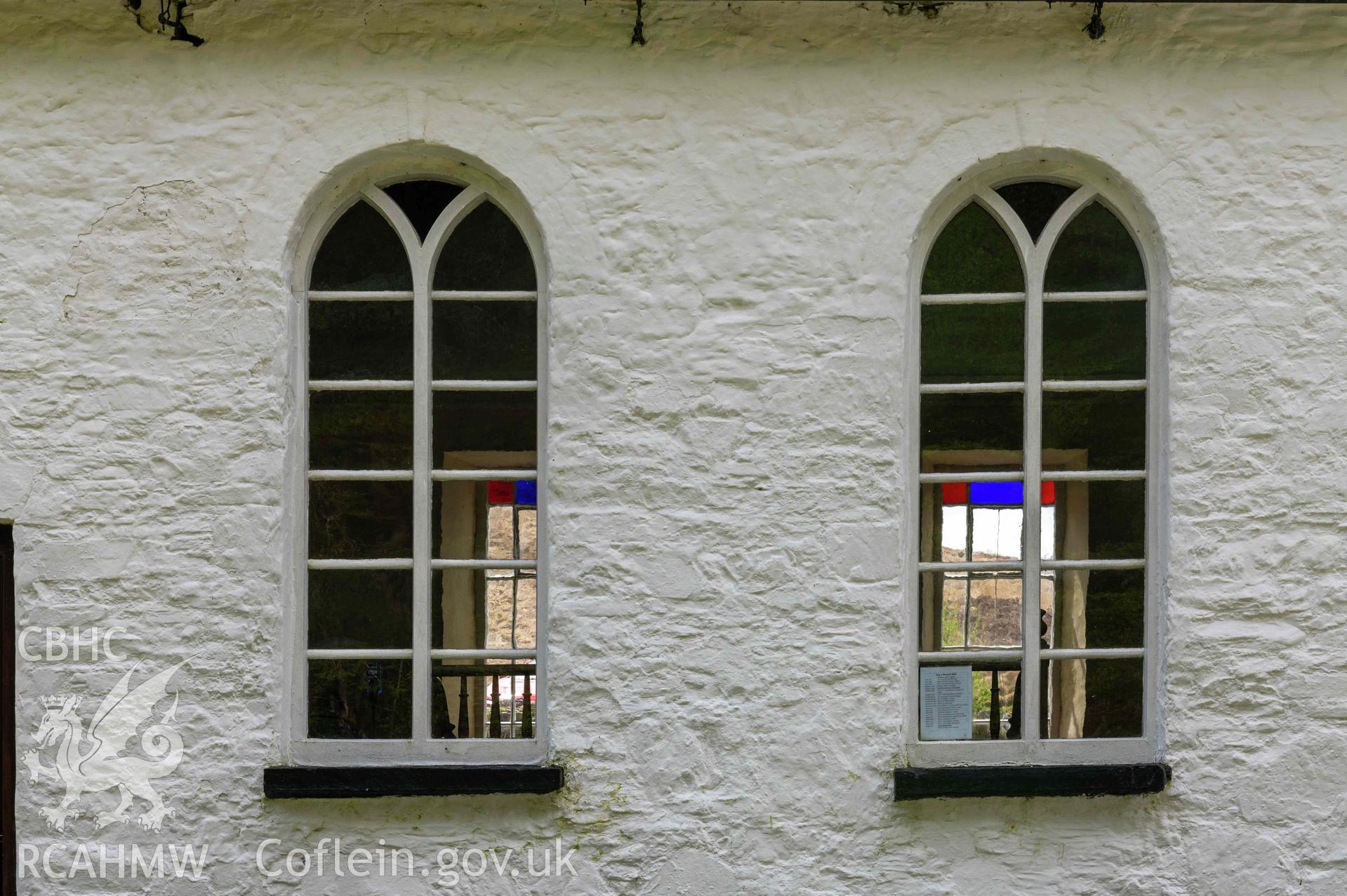 Soar-y-Mynydd, exterior façade detail of 'pulpit windows'