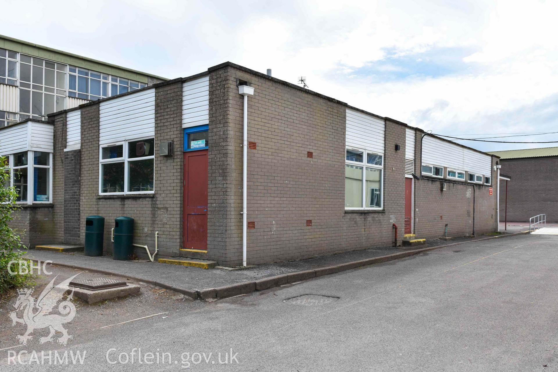 Fitzalan High School - Exterior: View of the rear of the Extended Opportunities Centre, taken from East