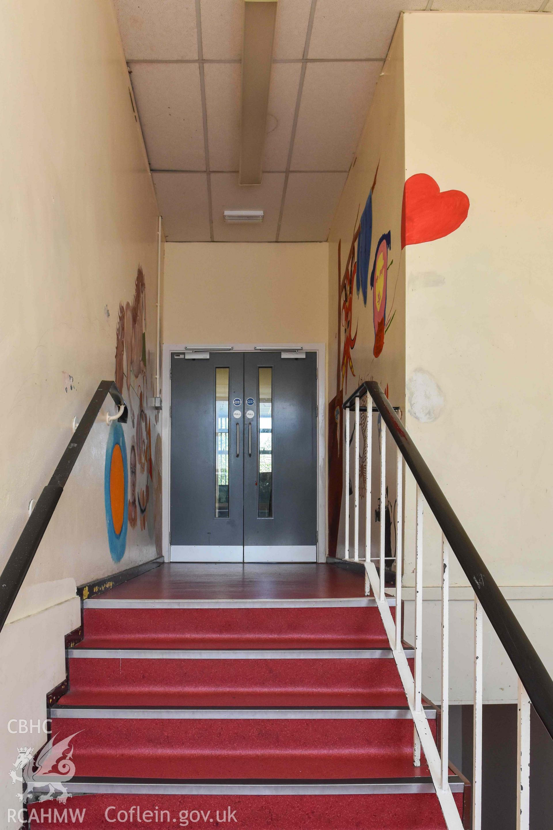 Fitzalan High School - Lower School: View of a staircase and hallway