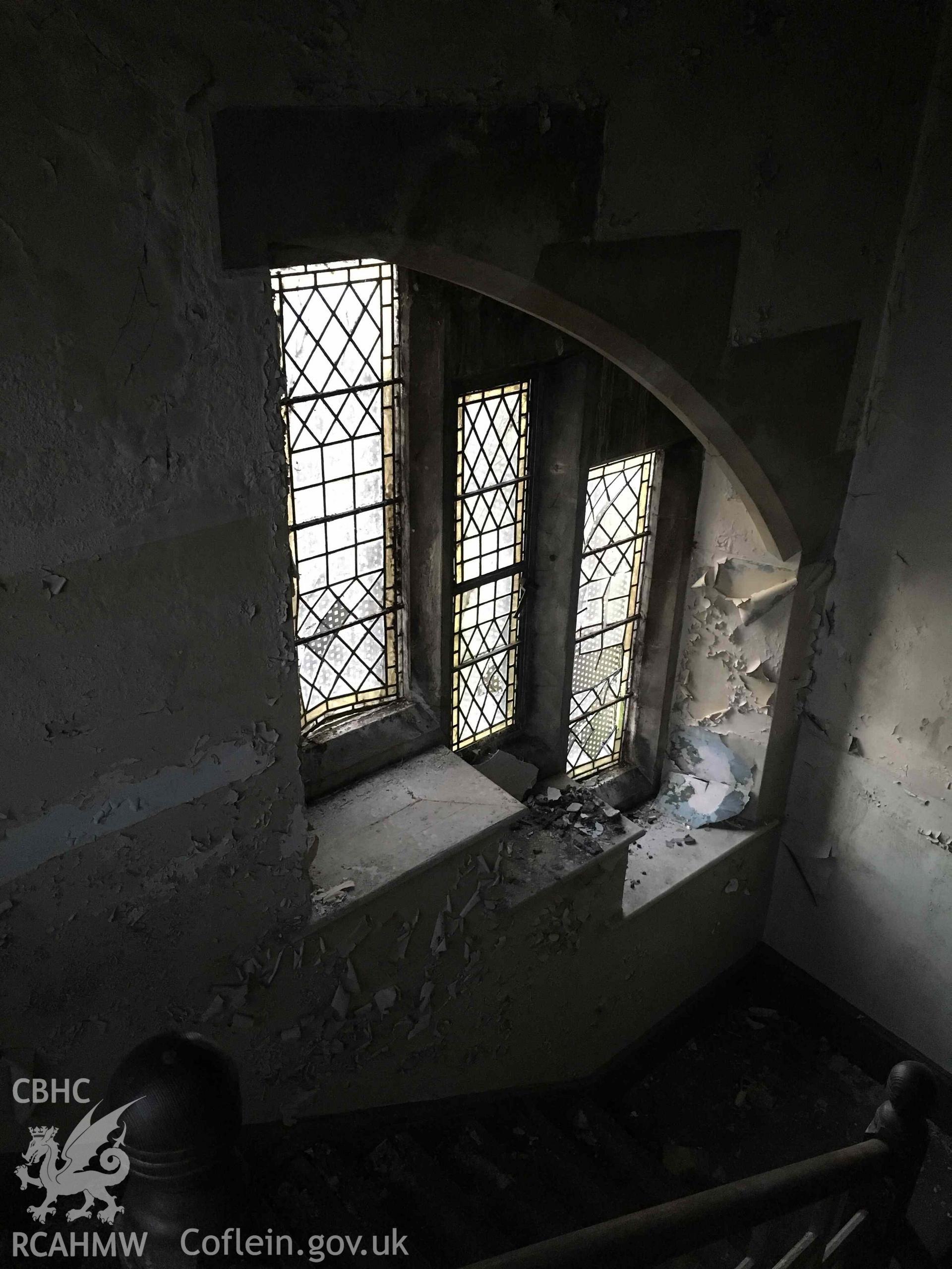 Internal image from a Level 3 Building Survey of Cowbridge Comprehensive School, carried out in November 2024.