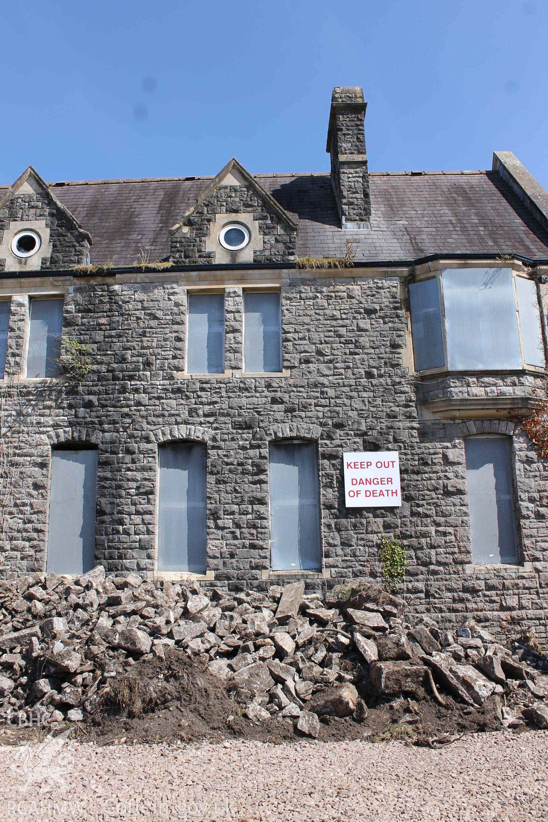 External image from a Level 3 Building Survey of Cowbridge Comprehensive School, carried out in November 2024.