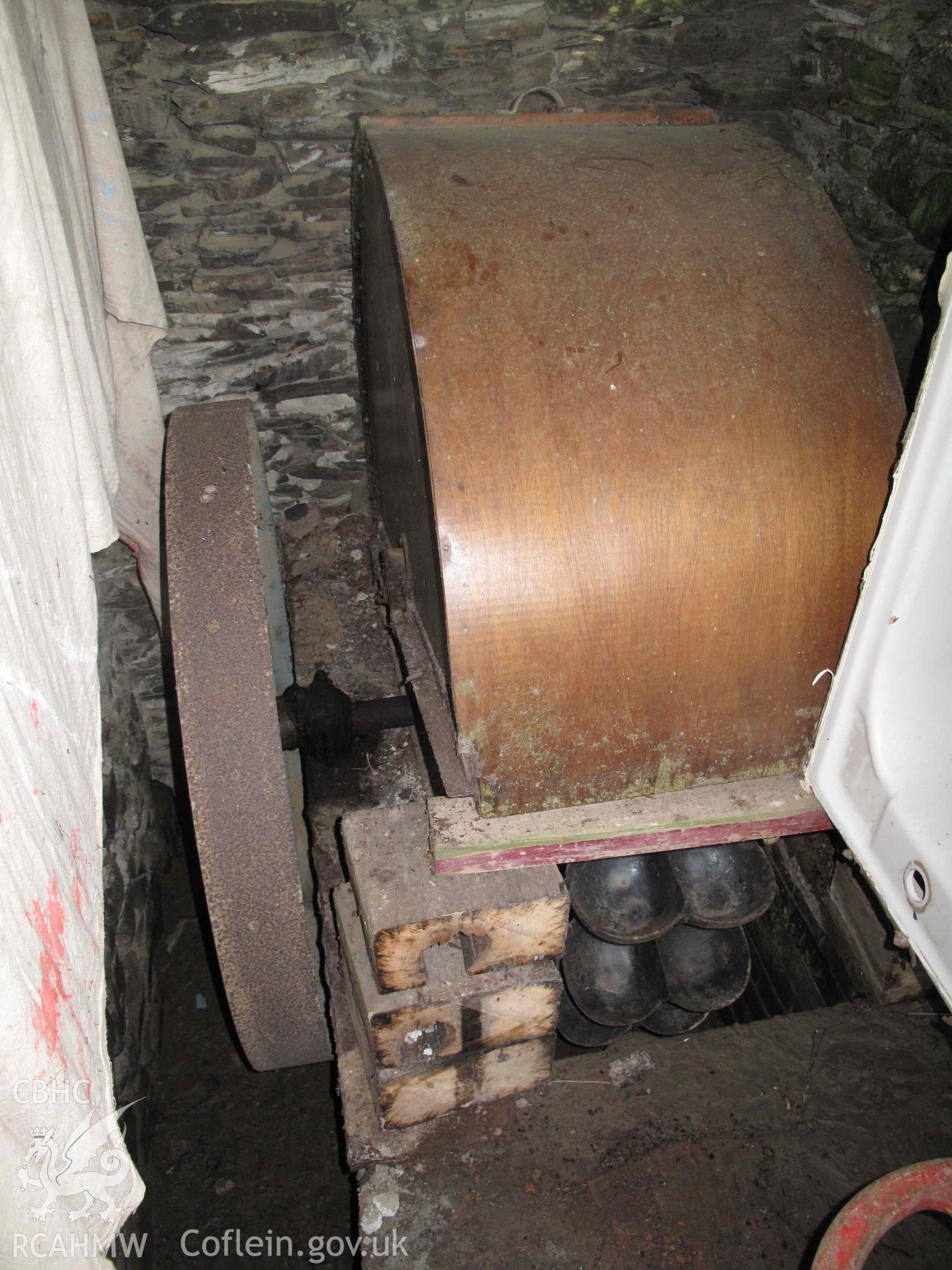 Ffatri Isaf,  Abercegir: possible water wheel