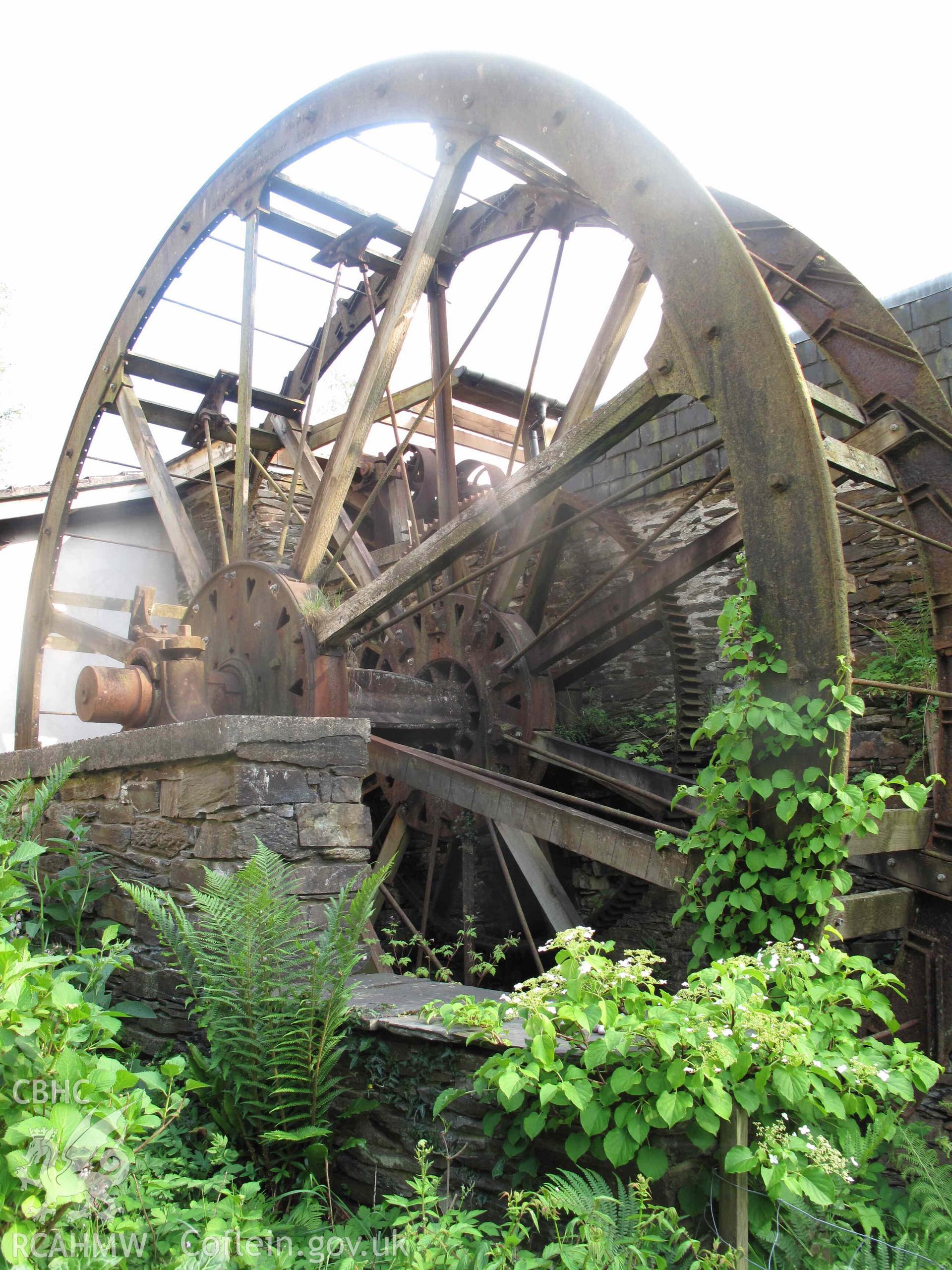 Ffatri Isaf,  Abercegir: exterior, possible water wheel