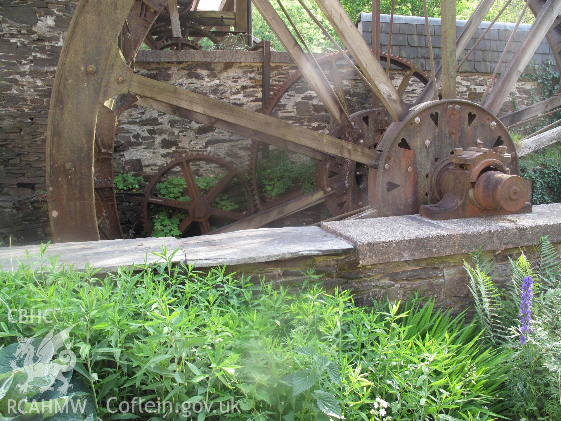 Ffatri Isaf,  Abercegir: exterior, possible water wheel
