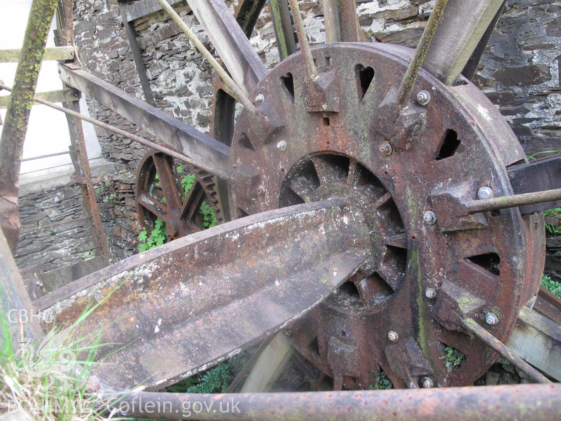 Ffatri Isaf,  Abercegir: exterior, possible water wheel