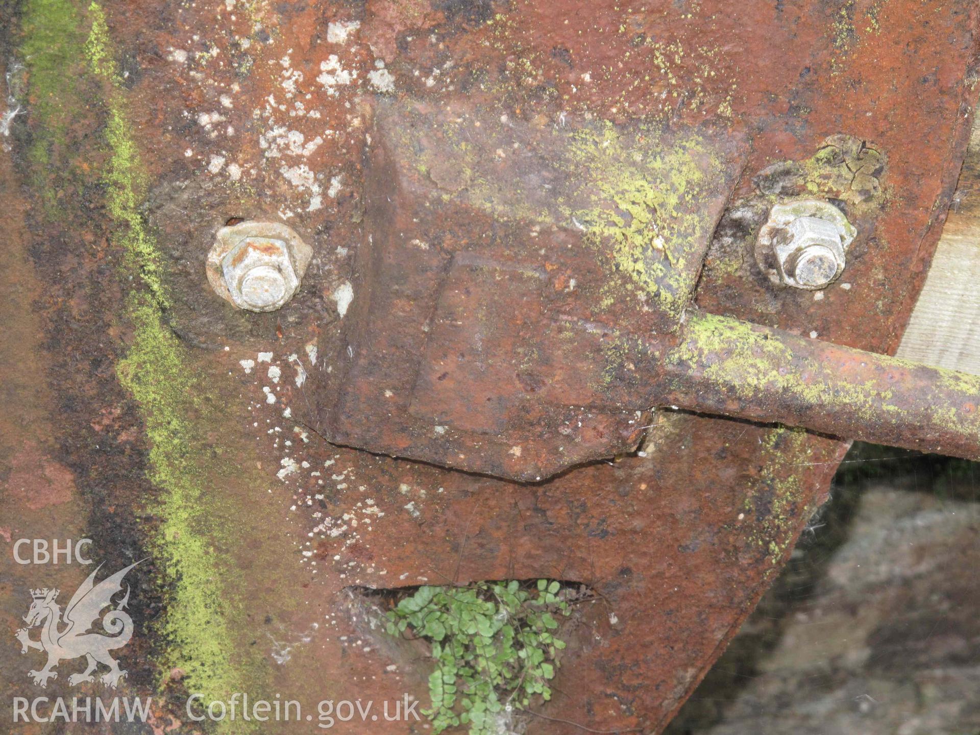 Ffatri Isaf,  Abercegir: exterior, possible water wheel