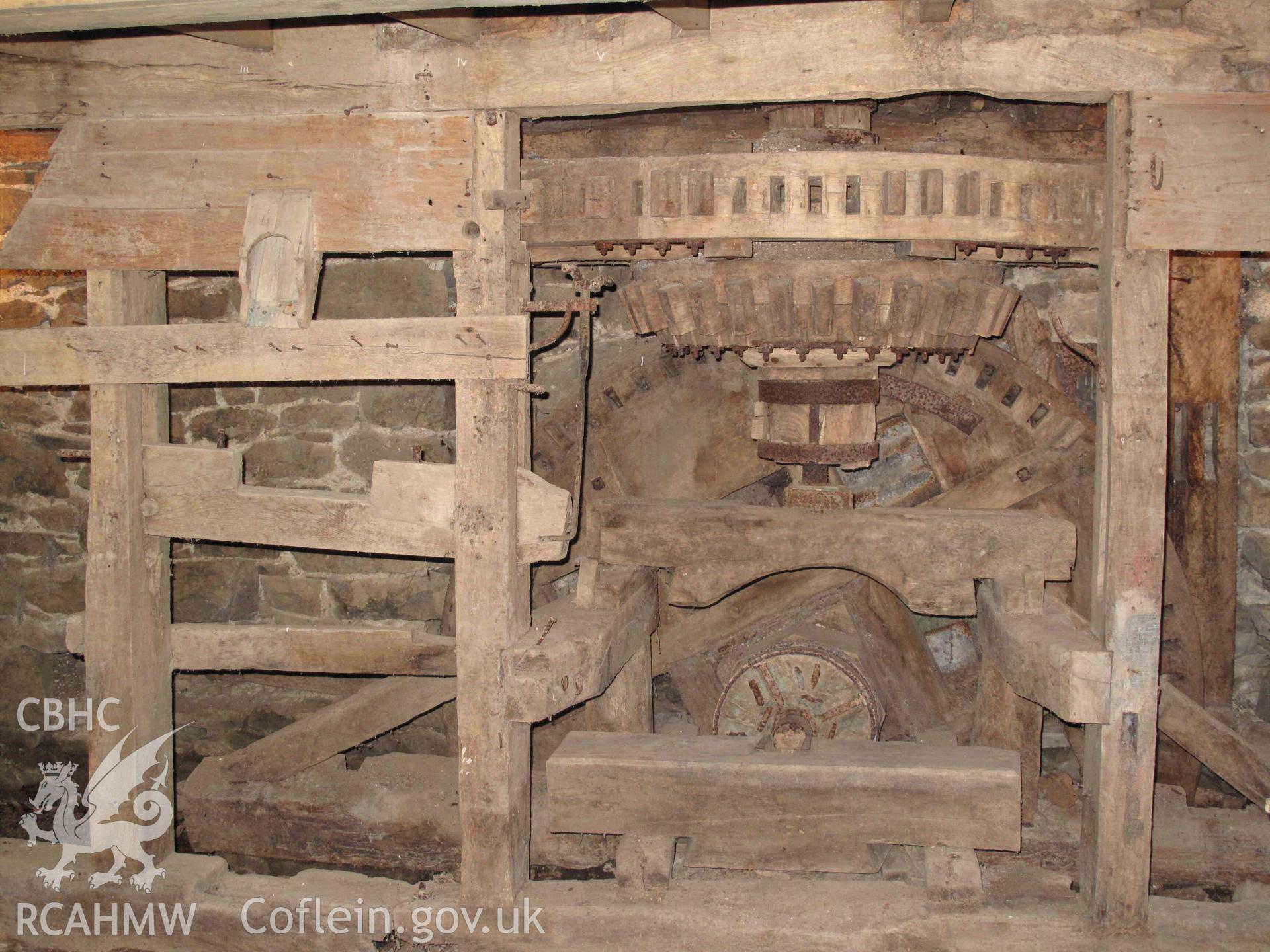 Coedtrewernau Corn Mill: interior