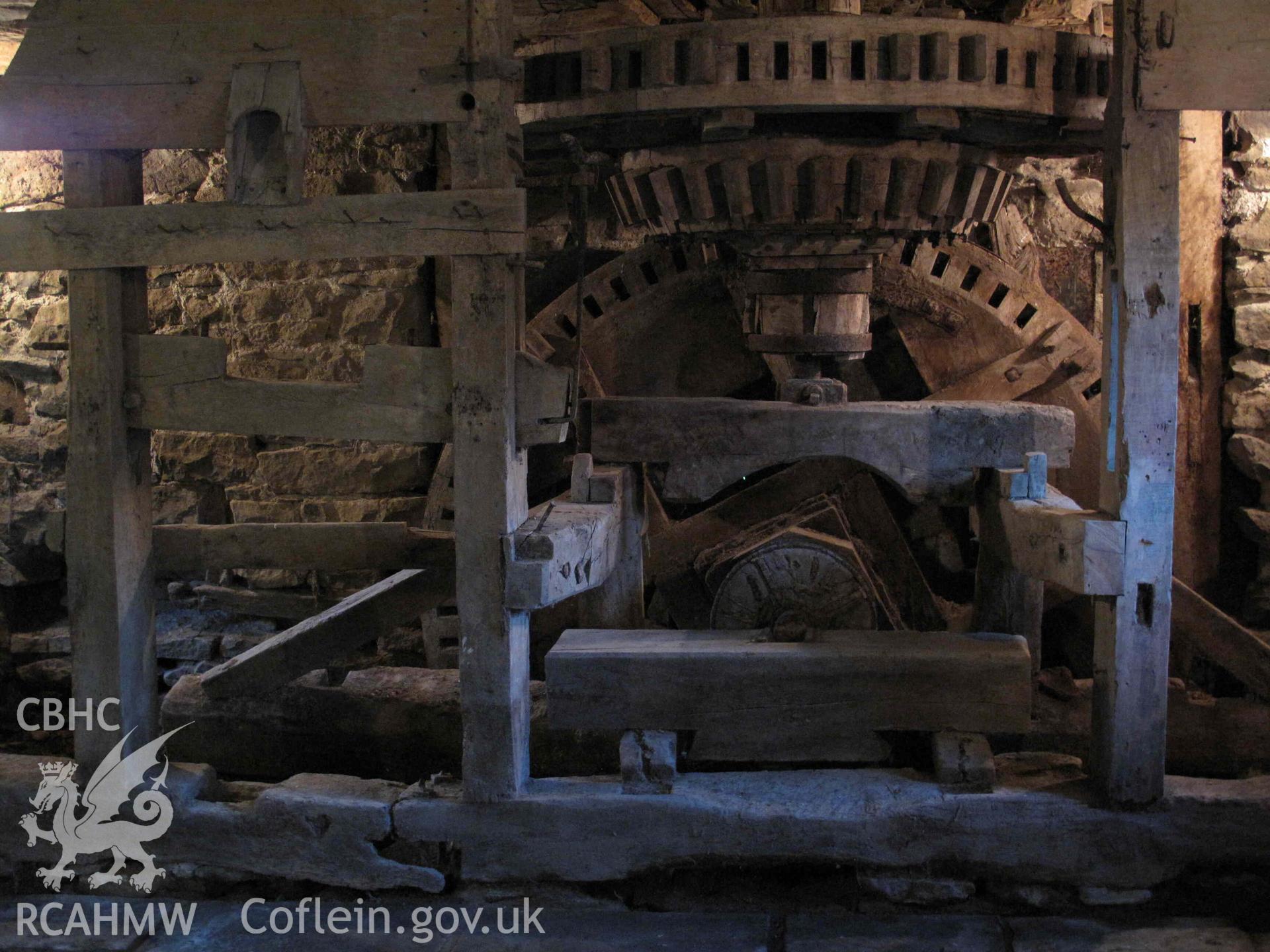 Coedtrewernau Corn Mill: interior